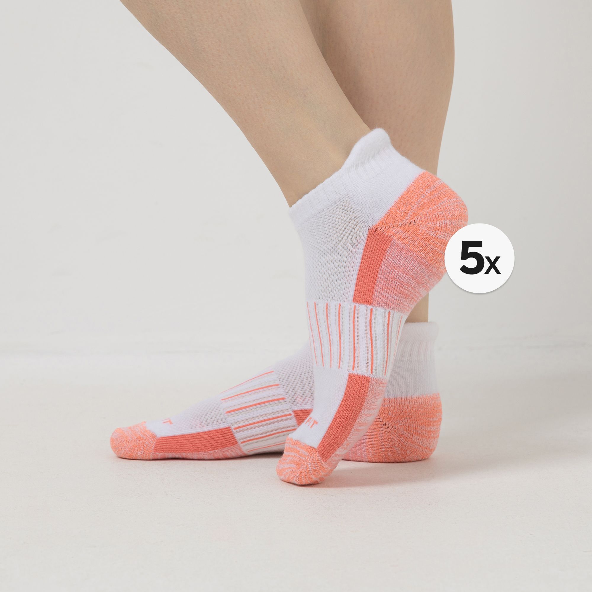 COPPER fit™ Energy Sneaker Socken mit Fußgewölbestütze geruchsreduzierend 5 Paar