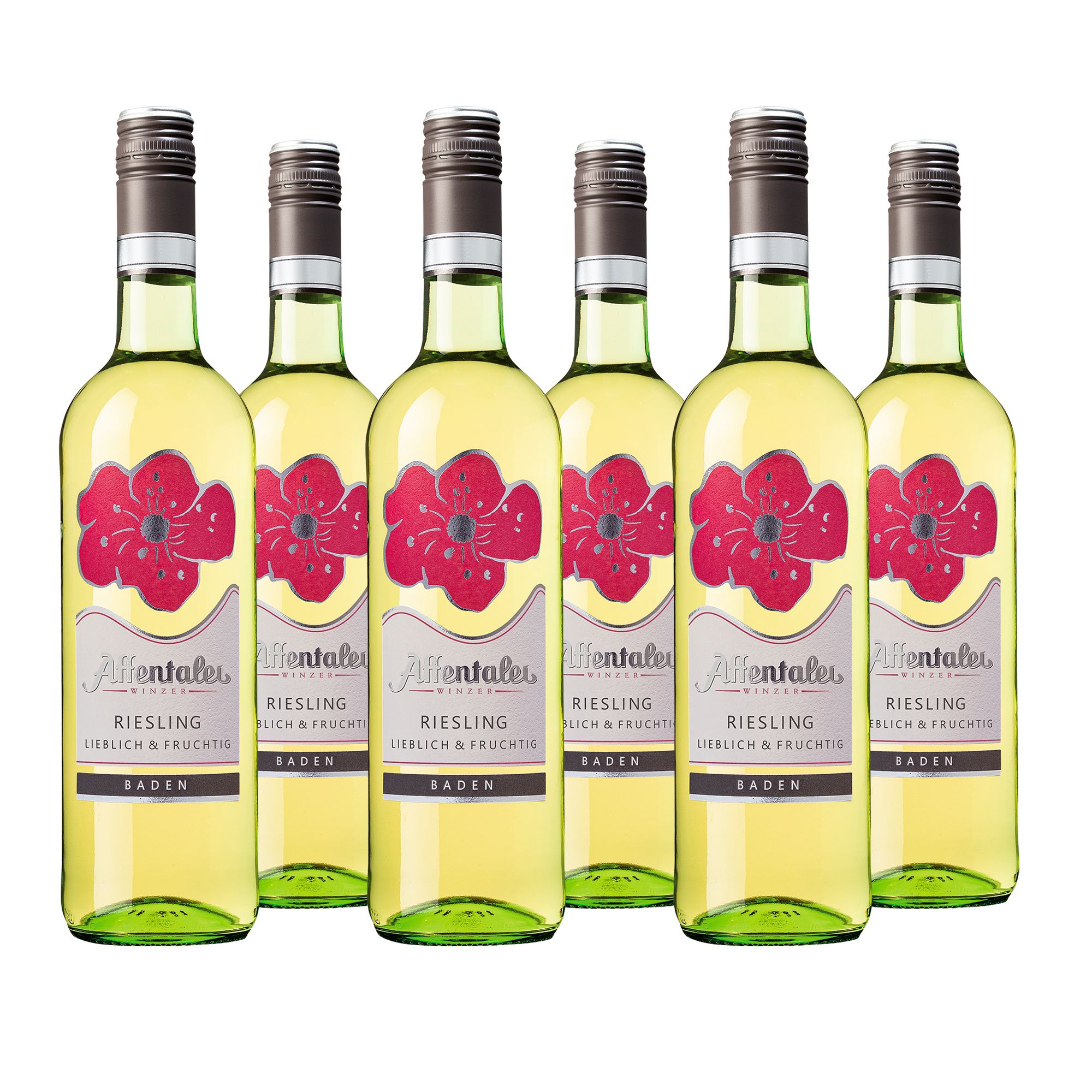 AFFENTALER WEIN Blütenedition gemischt oder sortenrein JG 23/24 Inhalt 6x 0,75l