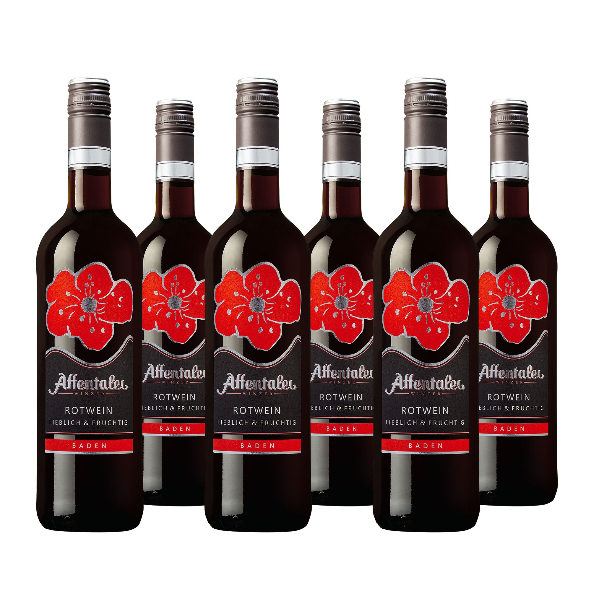 AFFENTALER WEIN Blütenedition gemischt oder sortenrein JG 23/24 Inhalt 6x 0,75l