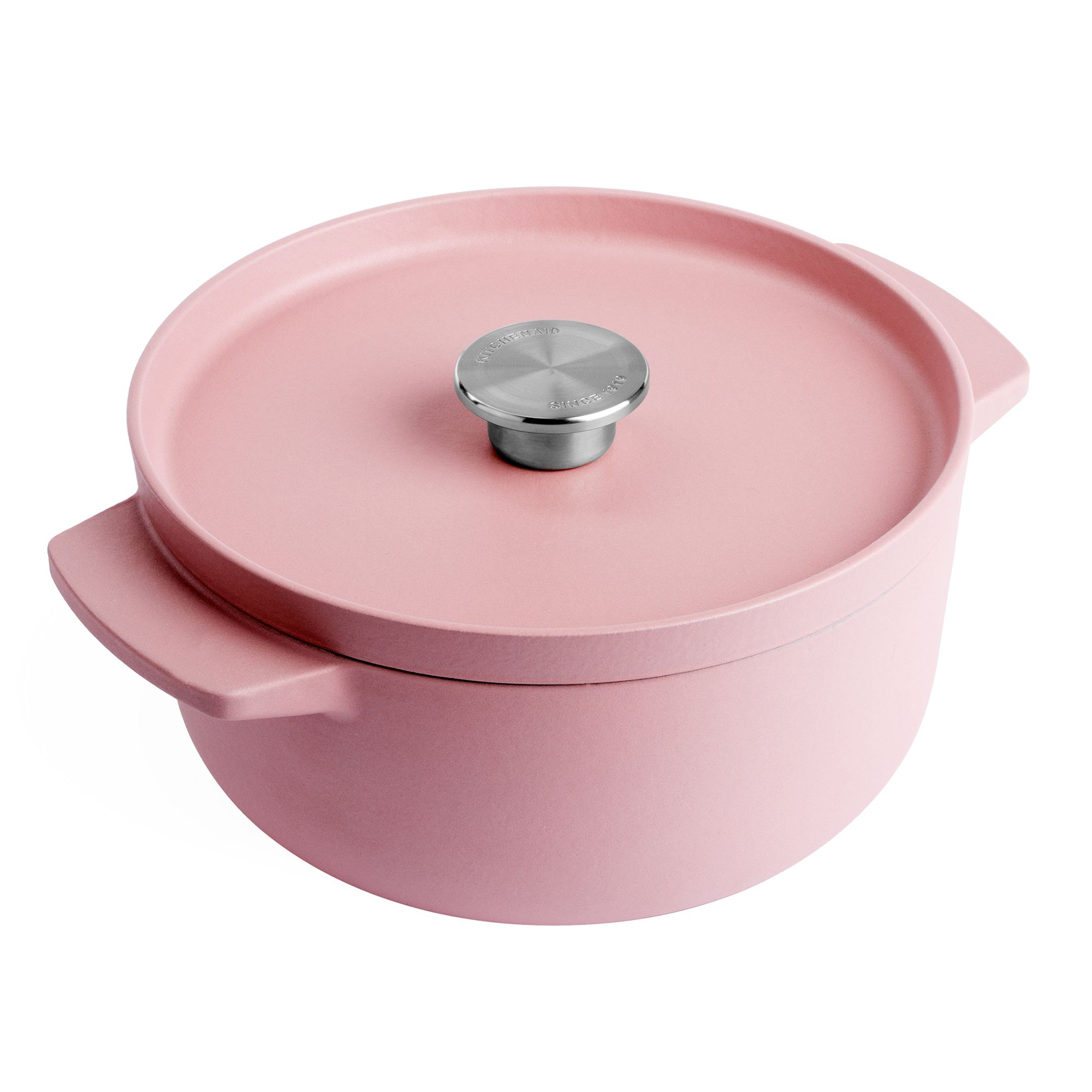 KITCHENAID® Gusseisen Kasserolle runder Bräter Ø 22cm / 3,3L inkl. Deckel