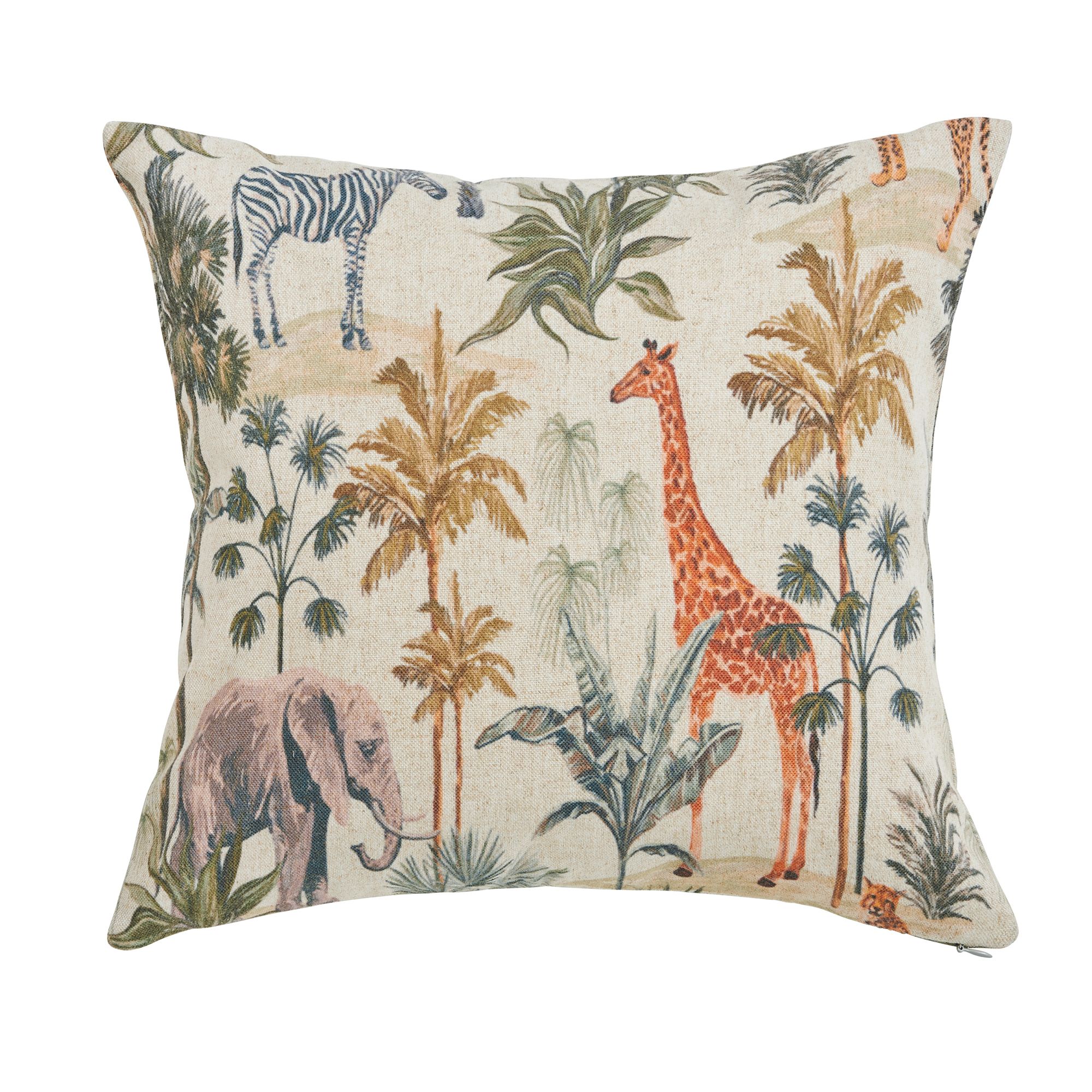 done.® Dekokissenhülle ANIMAL Leinen-Anteil waschbar