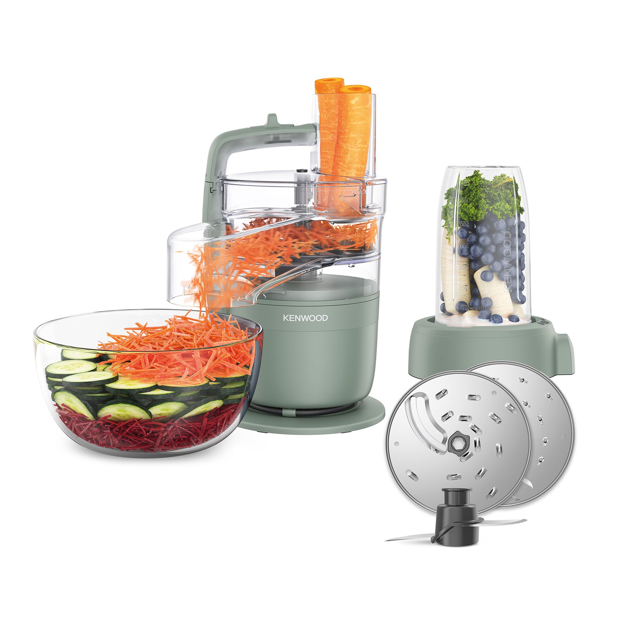KENWOOD MultiPro Blend & Go FDP23.380 Food Processor 1,3L Volumen