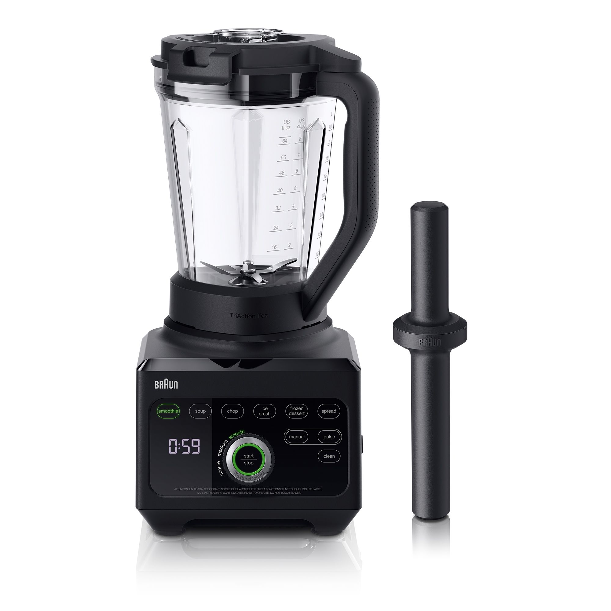 BRAUN Powerblend 9 JB 9040 Standmixer 10 Geschwindigkeiten 2L Volumen