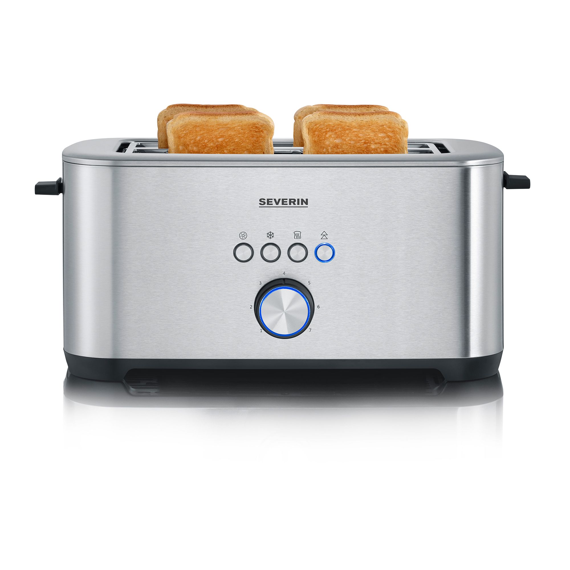 SEVERIN AT 2621 Langschlitztoaster mit Bagel-Funktion 1.400W