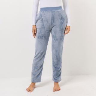 MONT CHALET Damen-Hose uni Mikrofaser Chinchilla Taschen