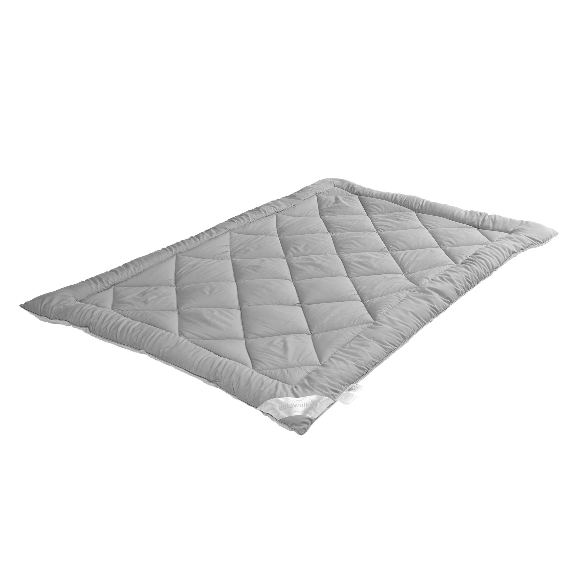 GOLDWOLKE 1 Ganzjahresdecke 2-farbig Diamantsteppung f.Allergiker geeignet