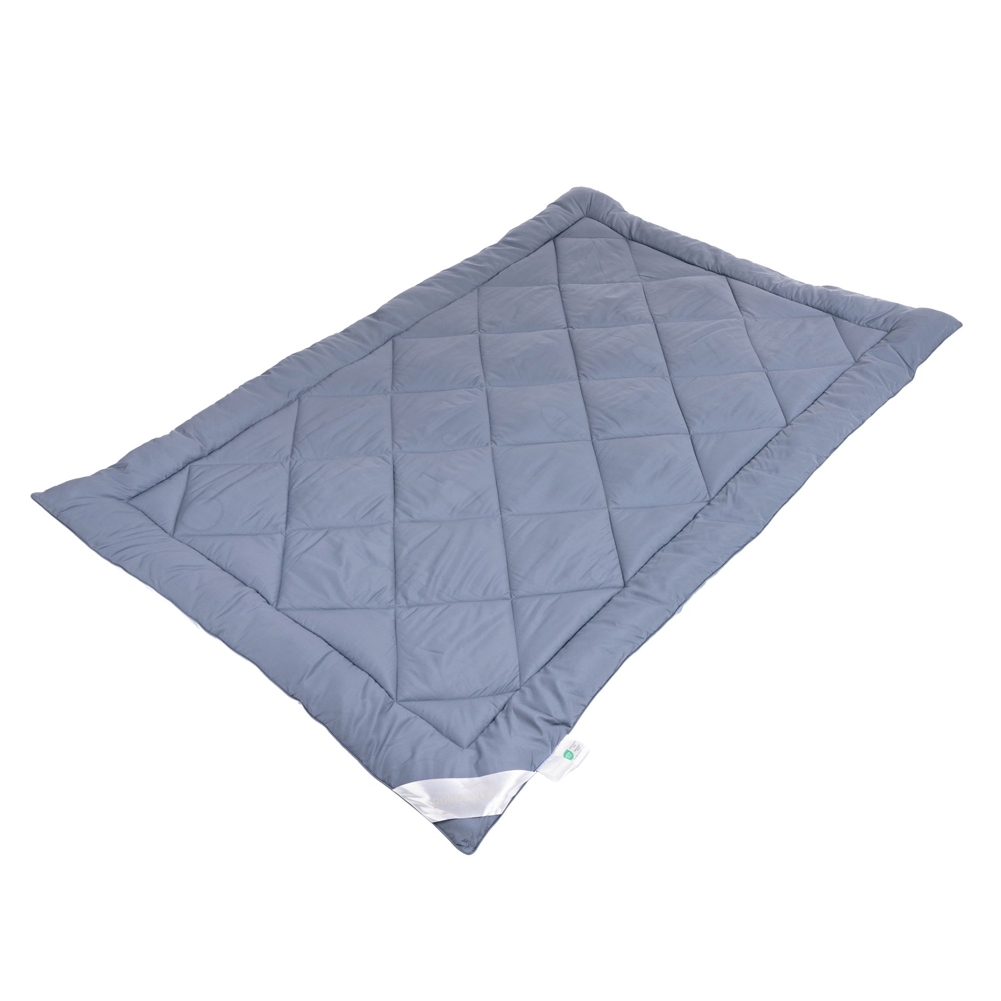 GOLDWOLKE Ganzjahresdecke 2-farbig Diamantsteppung f.Allergiker geeignet