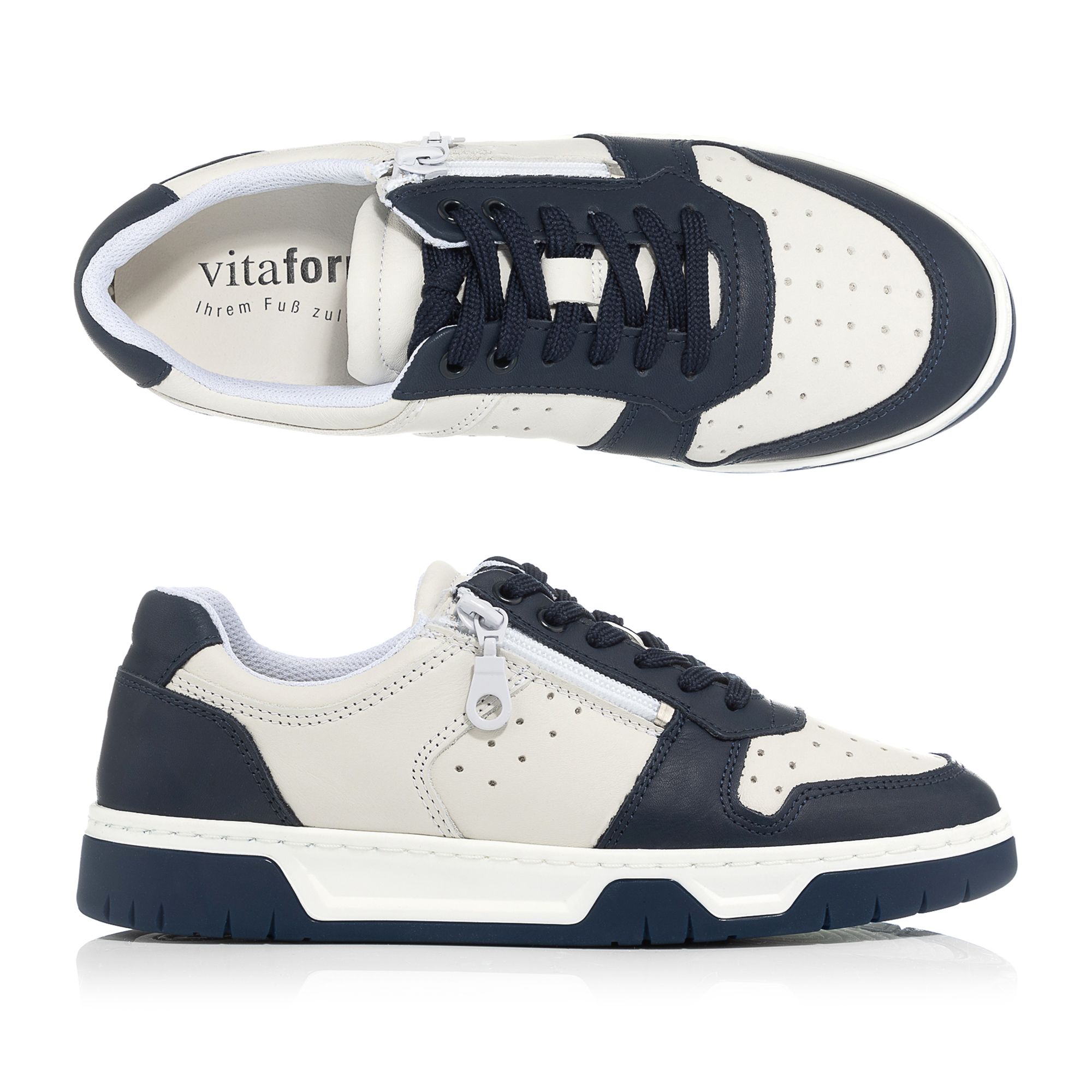 B-Ware VITAFORM Damen-Sneaker Softnappaleder Shock Absorber