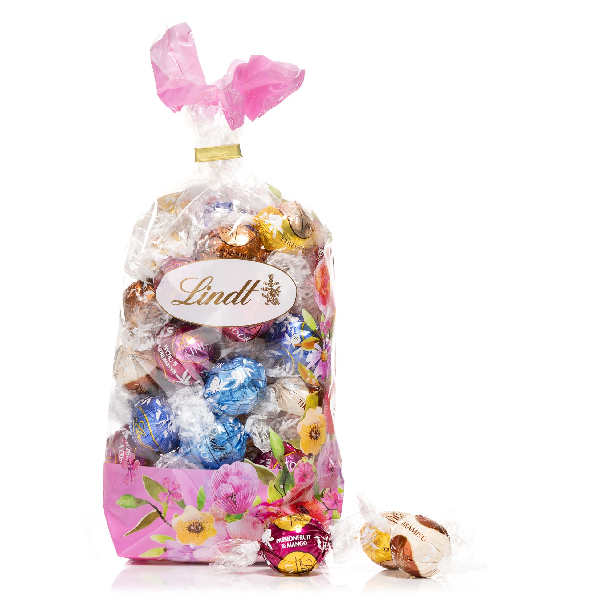 LINDT Fruchtig & Cremig 8 versch. Sorten exklusiv bei QVC Inhalt 695g, 56 Stk.