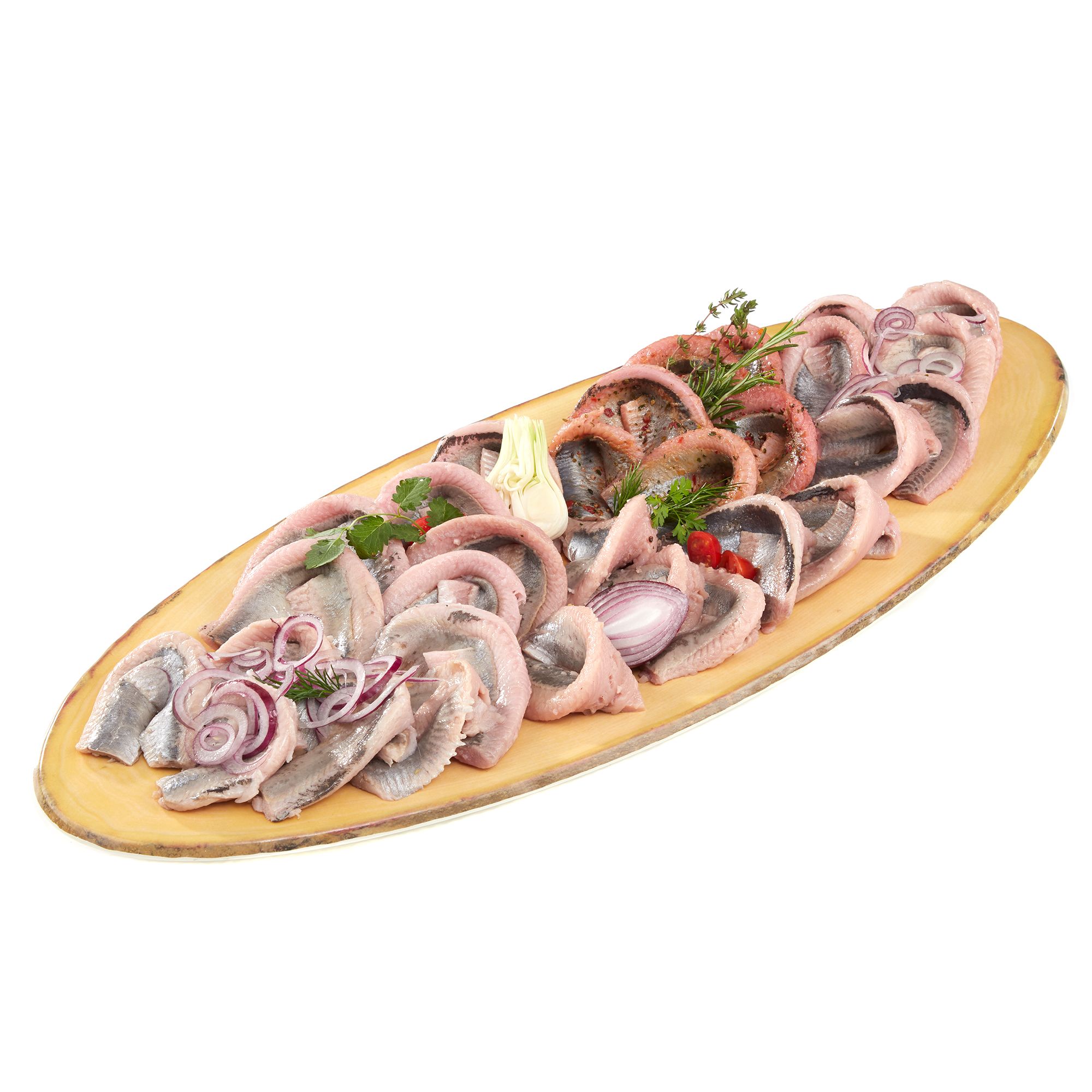 DIE RÄUCHEREI Matjes Probier-Set 5 Sorten tiefgefroren Inhalt 1.300g