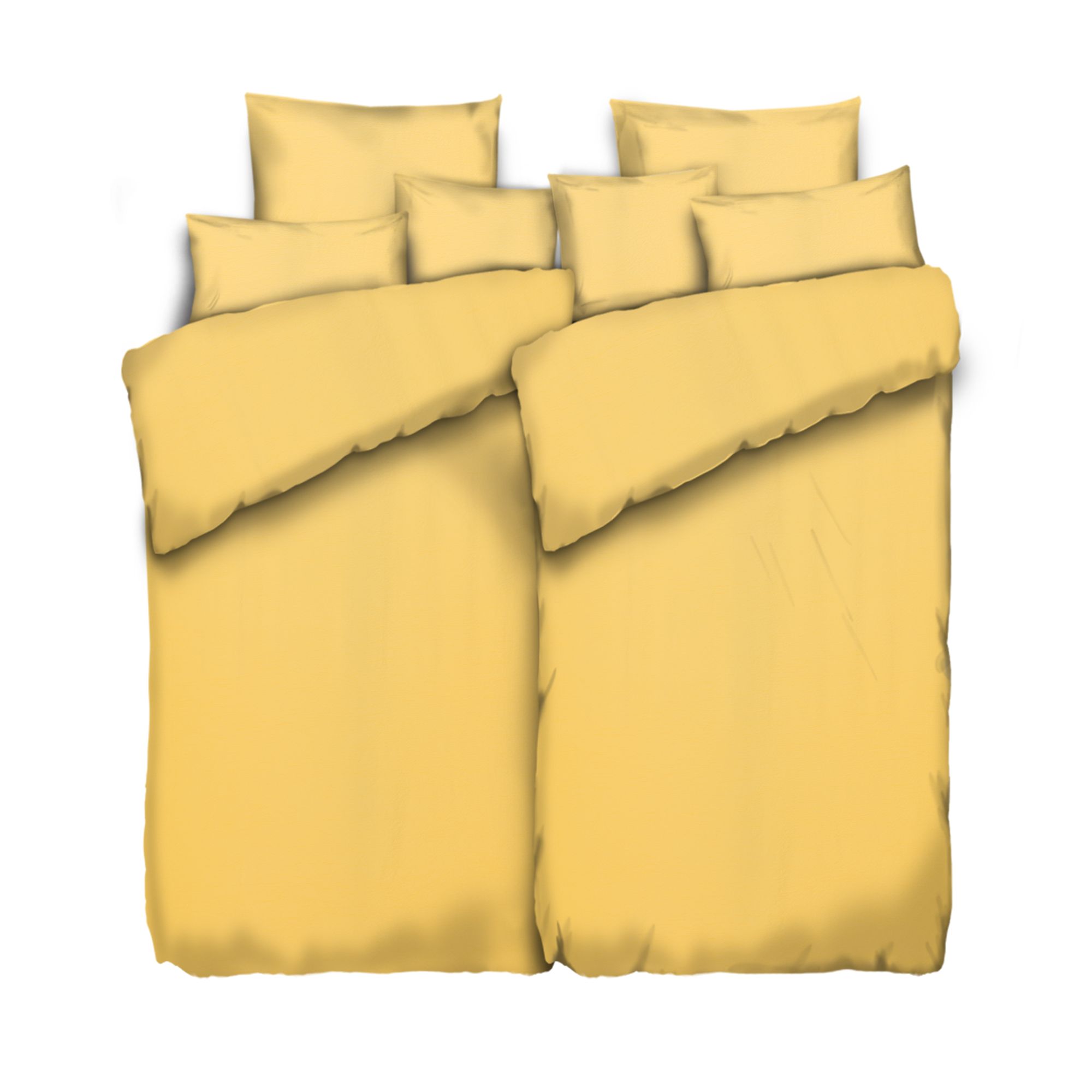 SOFT WAVE Bettwäsche uni gekreppt Seersucker Doppelbett, 8tlg.