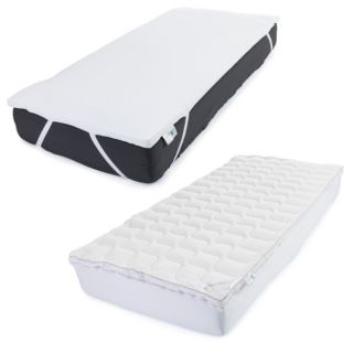 GOLDWOLKE Premium Topper Daunen-Mix inkl. Unterbett Daunendicht