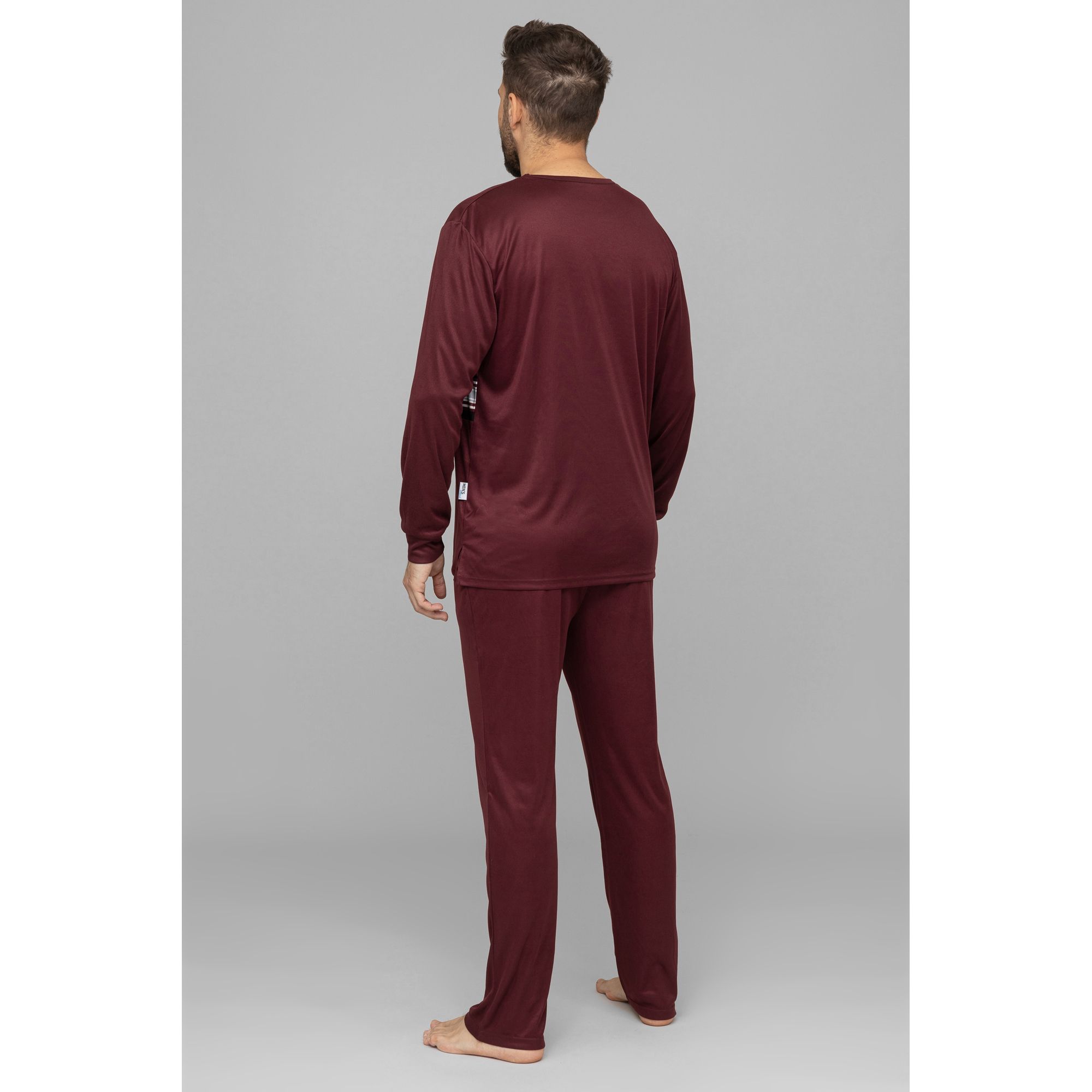 BWare MEN'S TOUCH 2 PyjamaSets Mikrofaser uni & gestreift QVC.de
