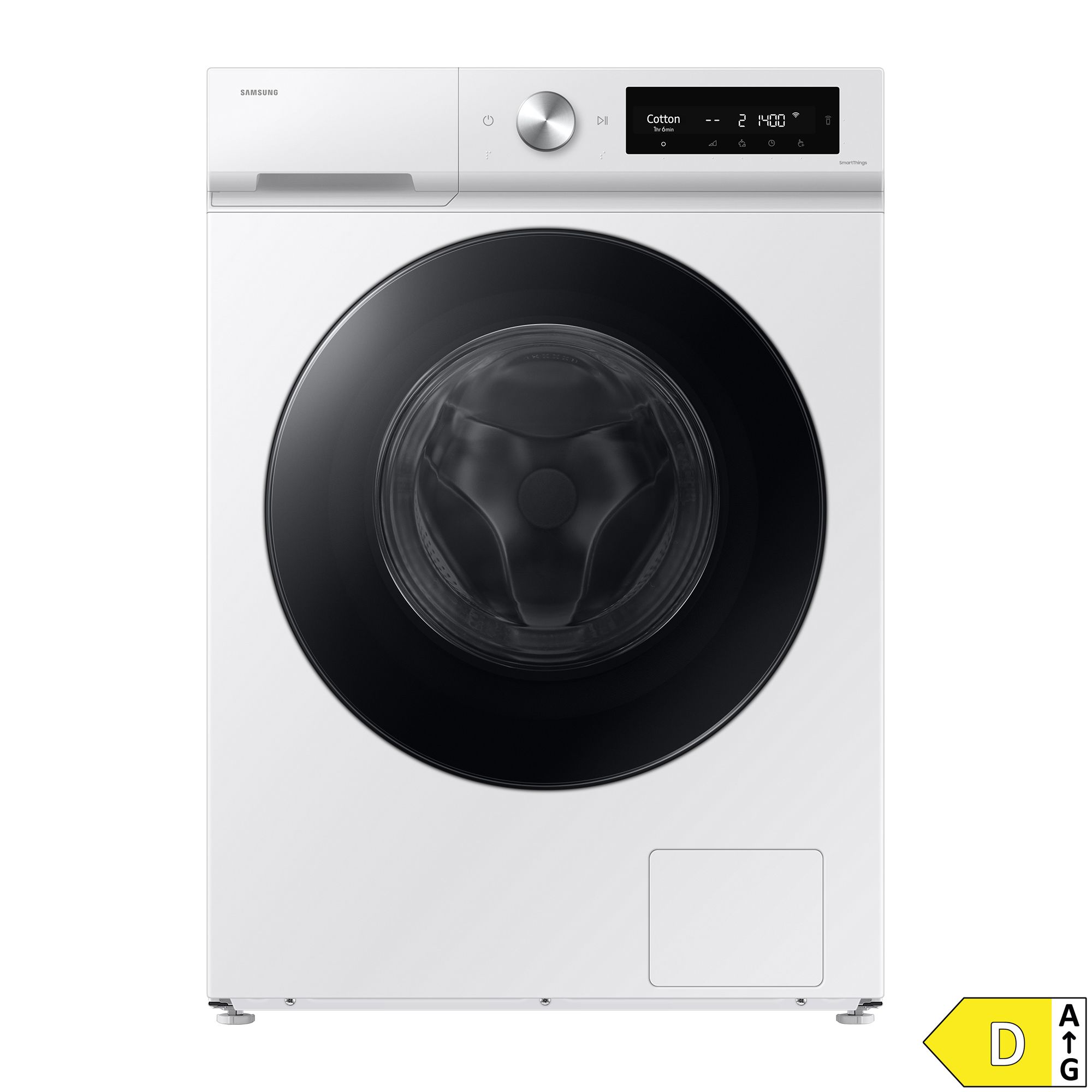 SAMSUNG Waschtrockner 9+6 kg WD7400D EEK: D/A -10% App-Steuerung, Energieeffizienzklasse D