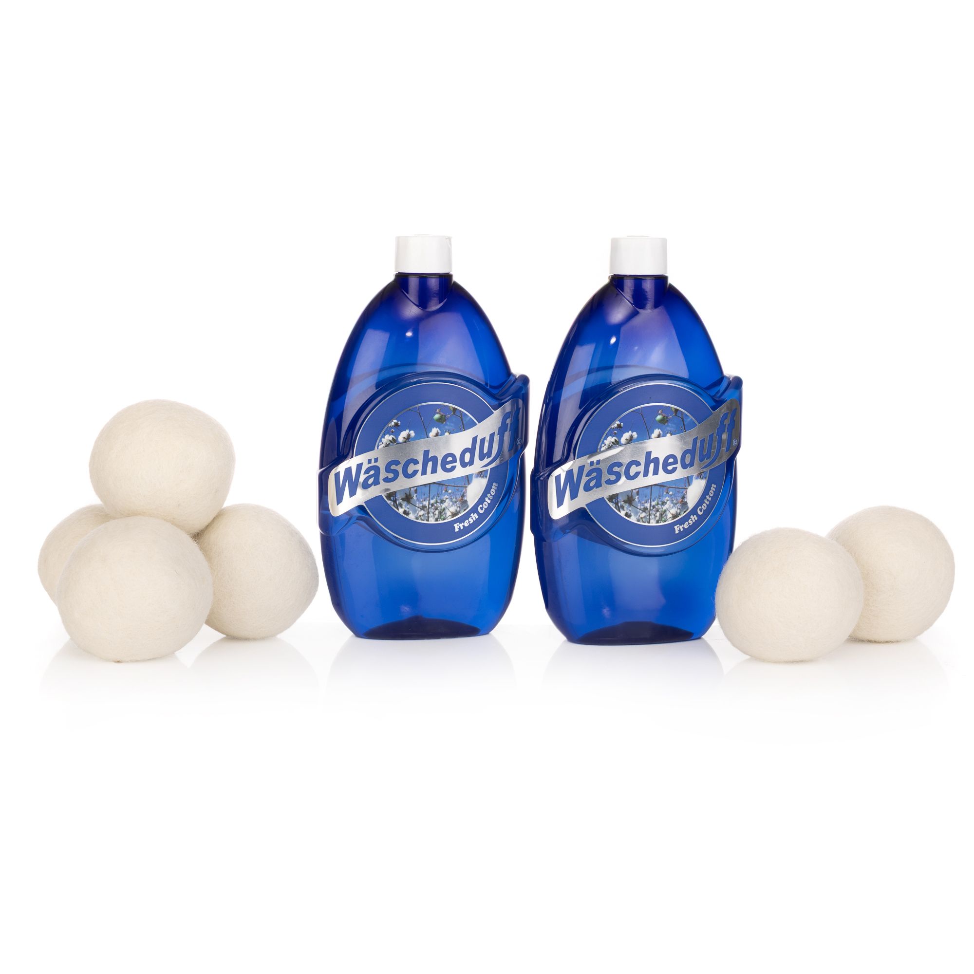 WÄSCHEDUFT PLUS Duftspülung für alle Textilien 2x 750ml inkl. 6 Trocknerbälle