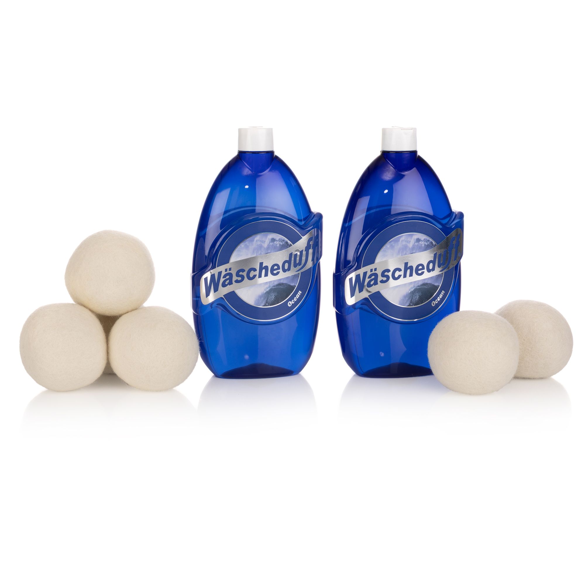 WÄSCHEDUFT PLUS Duftspülung für alle Textilien 2x 750ml inkl. 6 Trocknerbälle