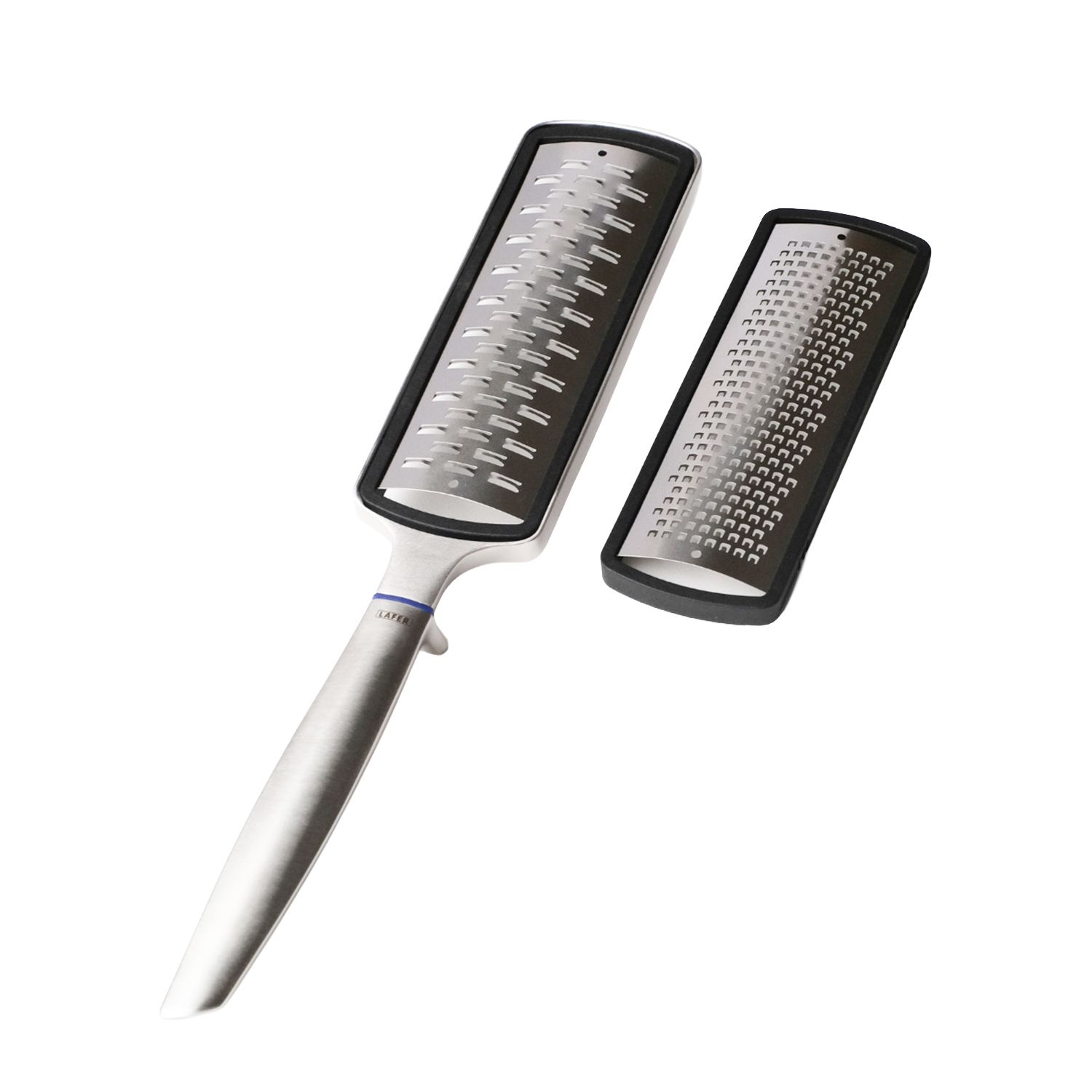 LAFER Küchenreibe-Set Zesterreibe und 2-Wege-Schneider Ergonomischer Griff
