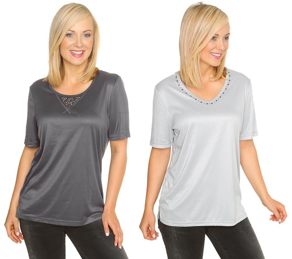 BWare JERYMOOD HOMEWEAR MF Jersey Interlock Shirts, 1/2Arm Doppelpack