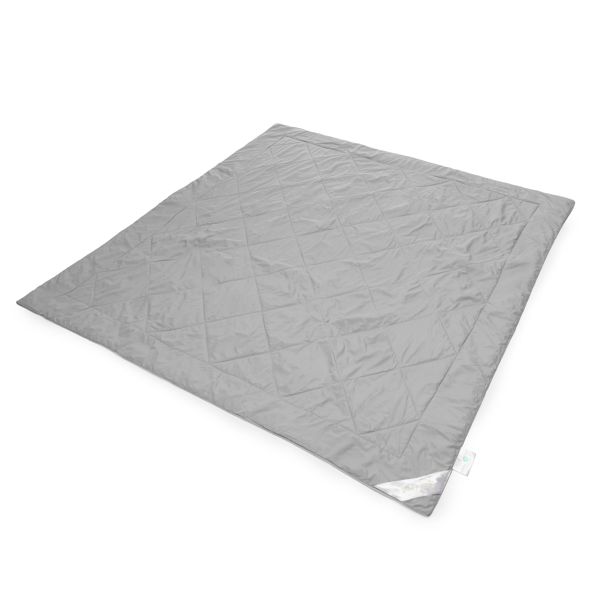 GOLDWOLKE Tagesdecke 2-farbig Rautensteppung Farbauswahl