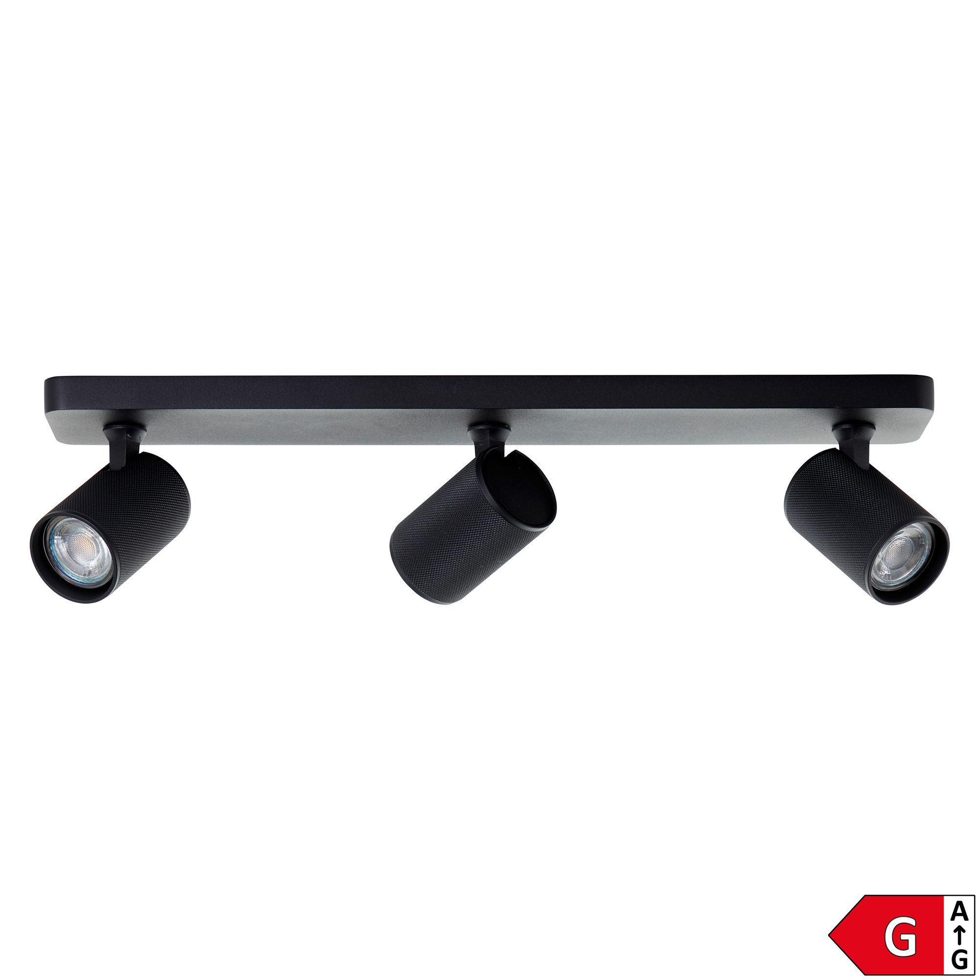 BRILLIANT LED Deckenleuchte Marty 3-flammig schwenkbare Köpfe, Energieeffizienzklasse G