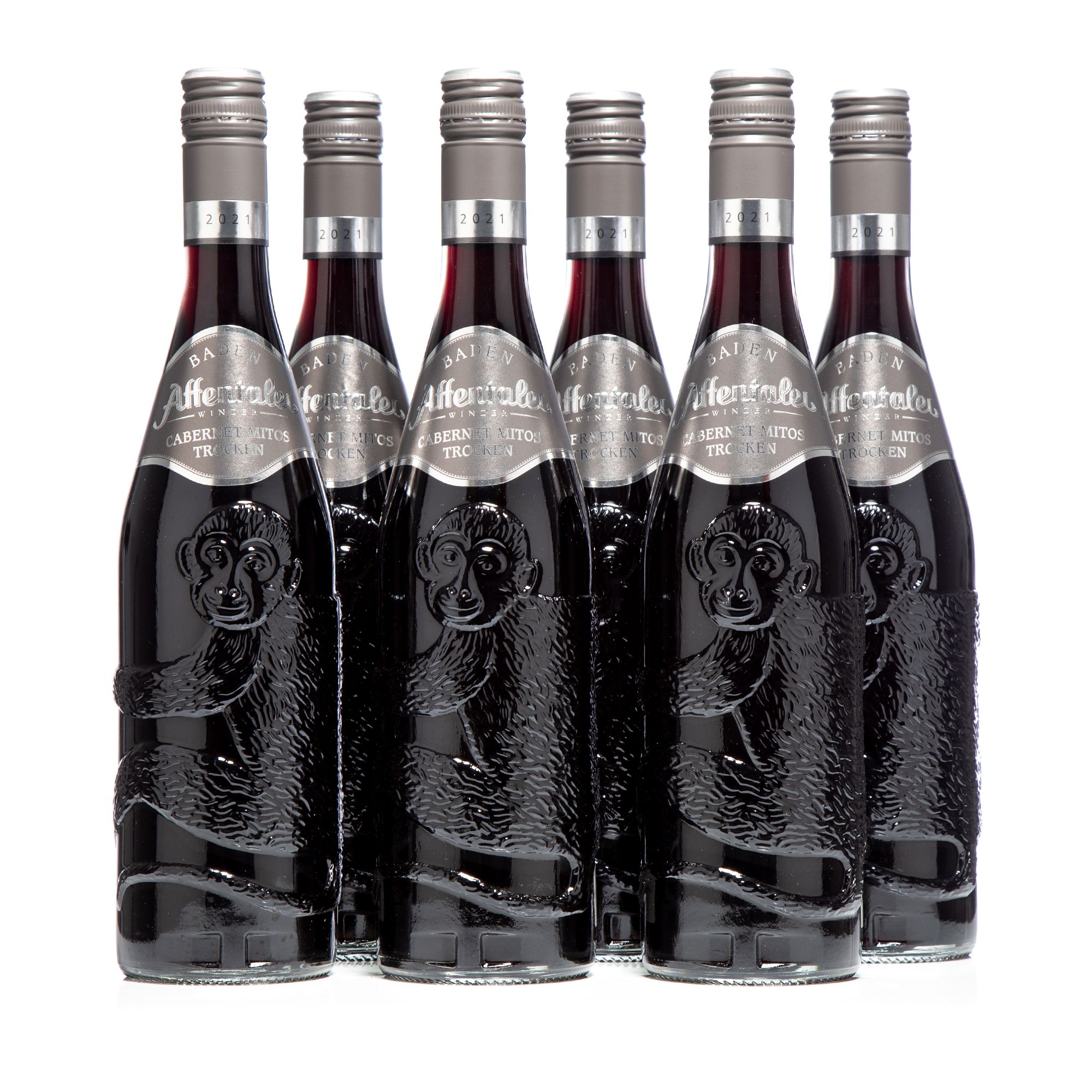 AFFENTALER WEIN Cabernet Mitos JG 24 in Affenflaschen exklusiv bei QVC 6 Flaschen à 0,75l