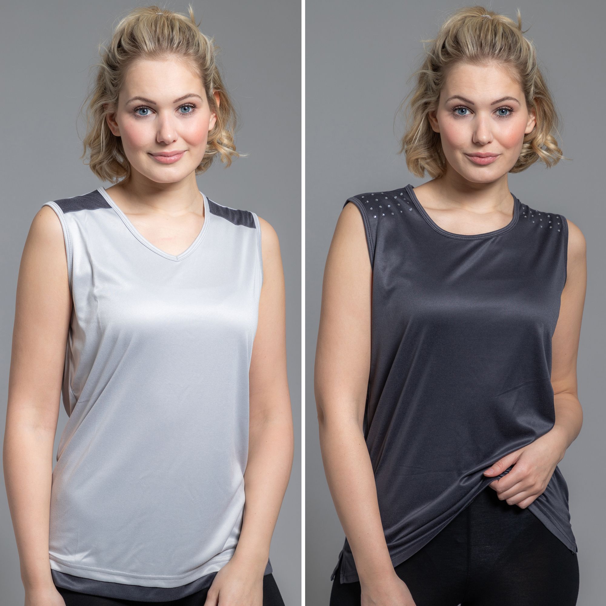 B-Ware JERYMOOD HOMEWEAR MF Jersey Interlock Tops Doppelpack