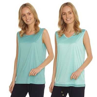 B-Ware JERYMOOD HOMEWEAR MF Jersey Interlock Tops Doppelpack