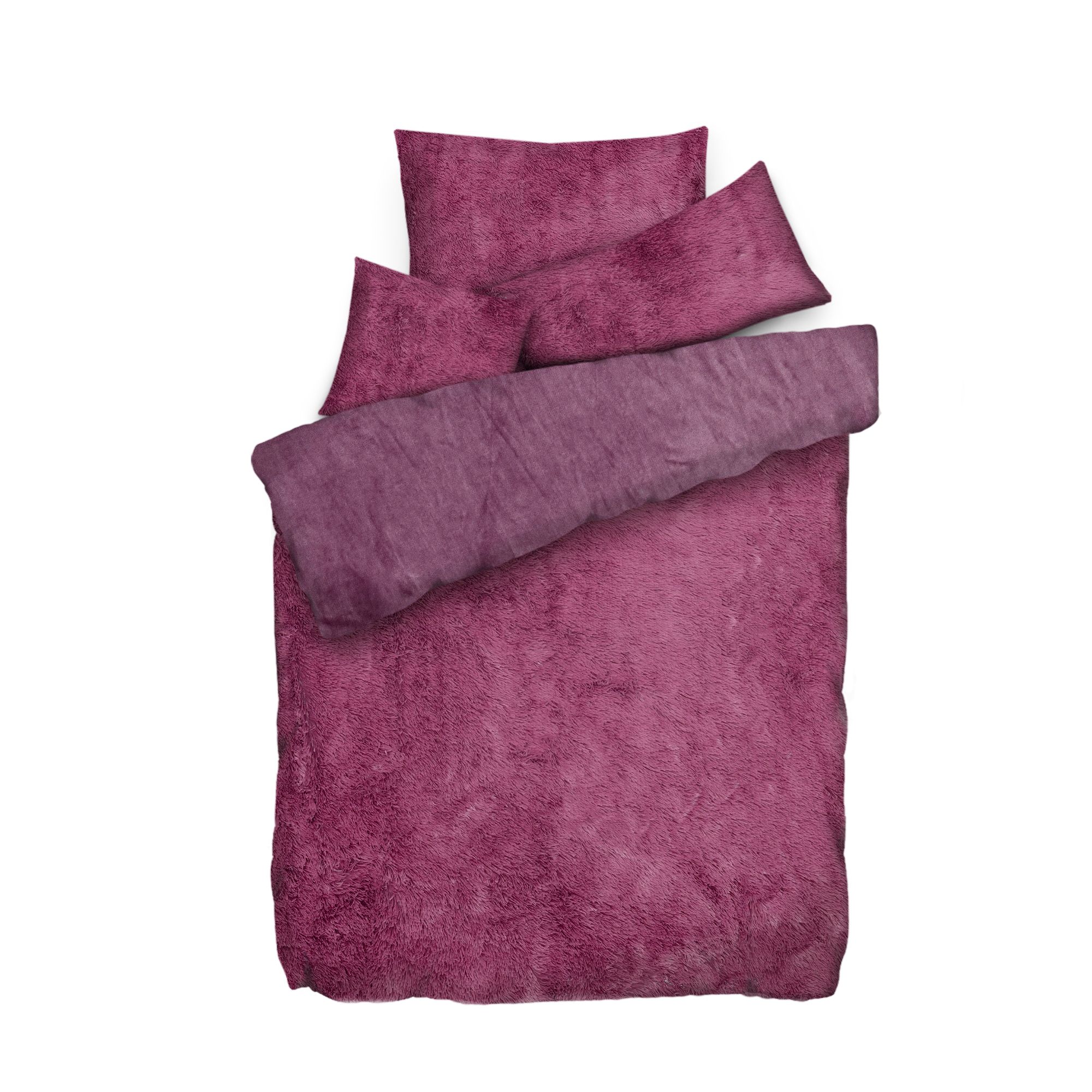 MONT CHALET Wendebettwäsche Langflor-Fellimitat Mikrofaser Einzelbett, 4tlg.