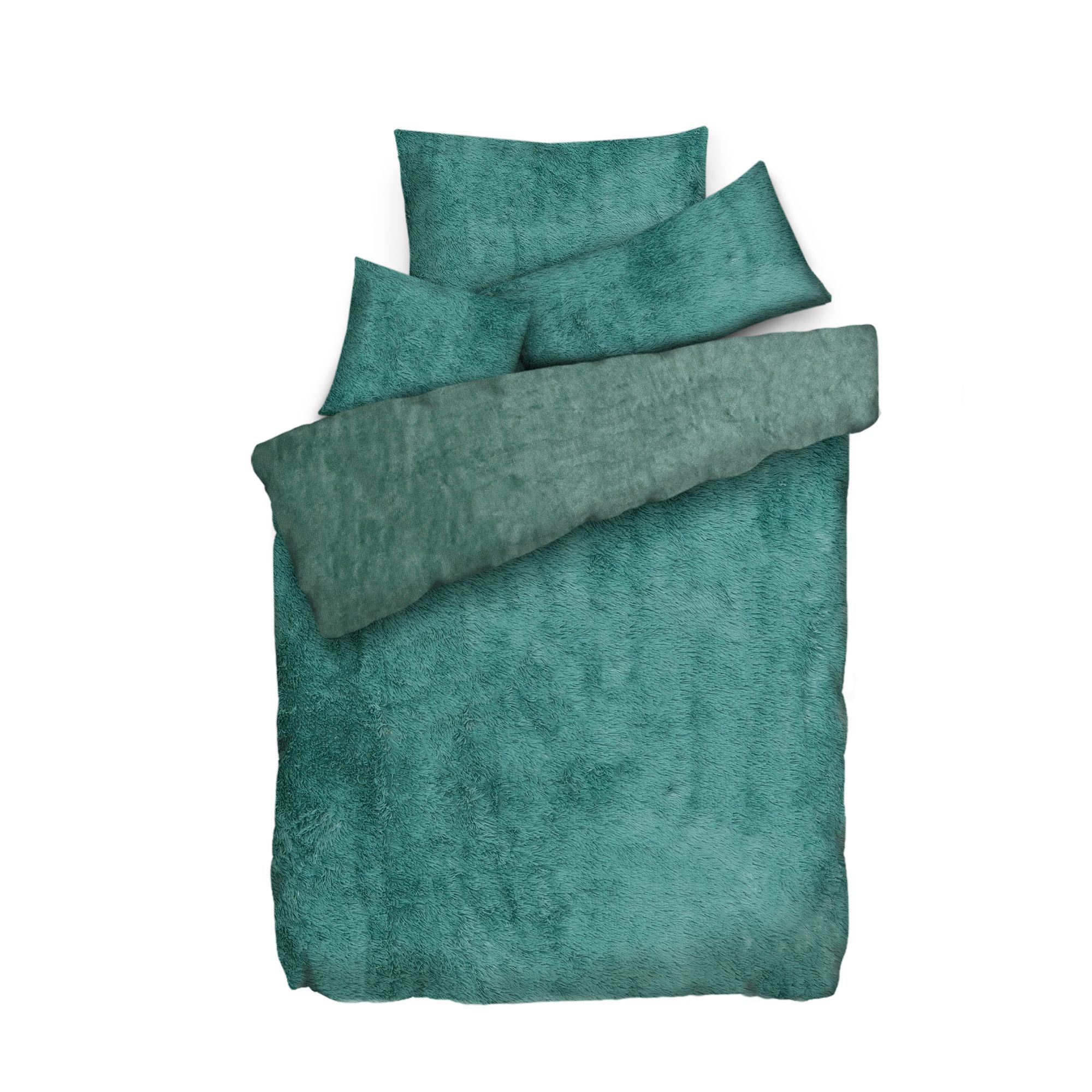 MONT CHALET Wendebettwäsche Langflor-Fellimitat Mikrofaser Einzelbett, 4tlg.