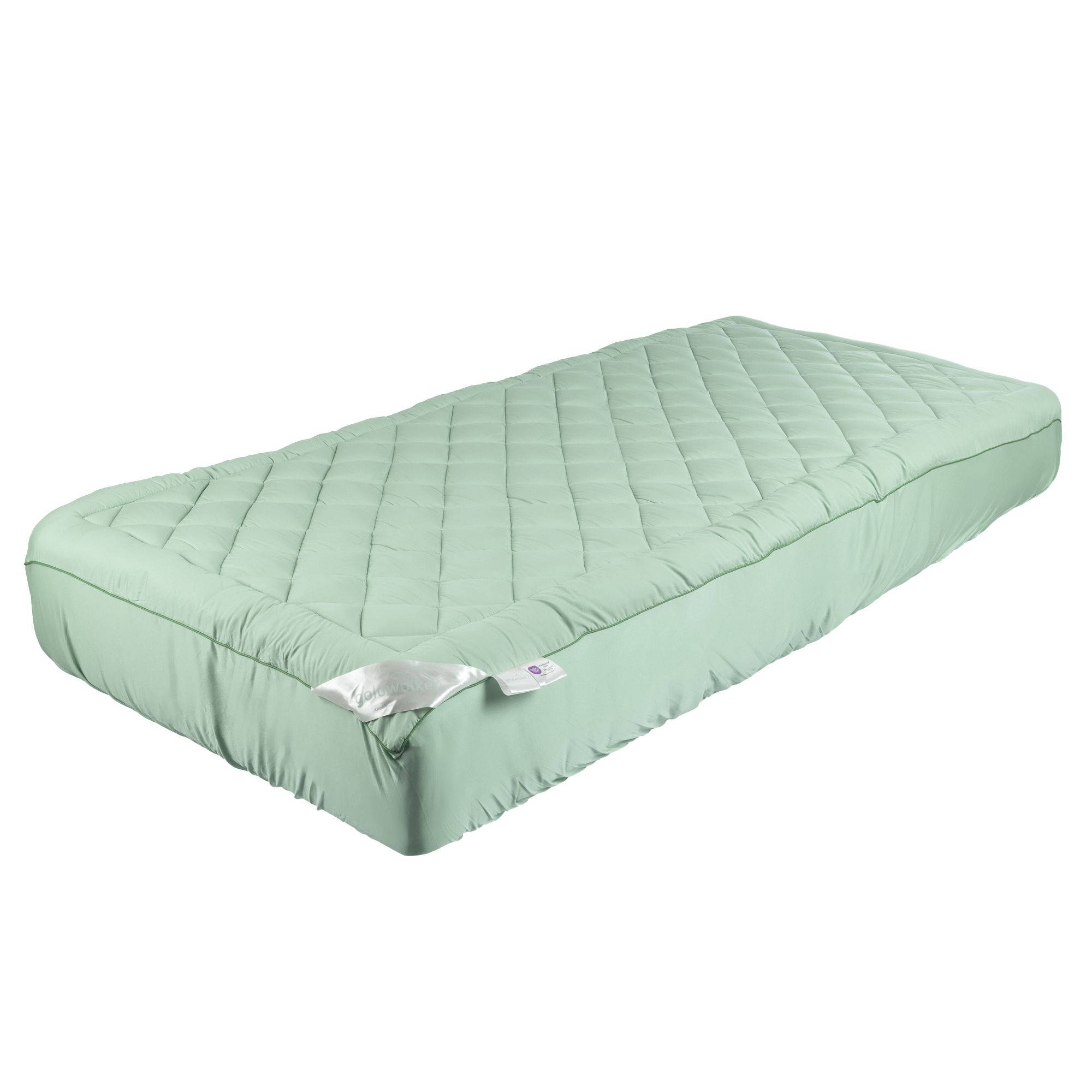 GOLDWOLKE 1 farbiges Unterbett uni Diamantsteppung f.Allergiker geeignet