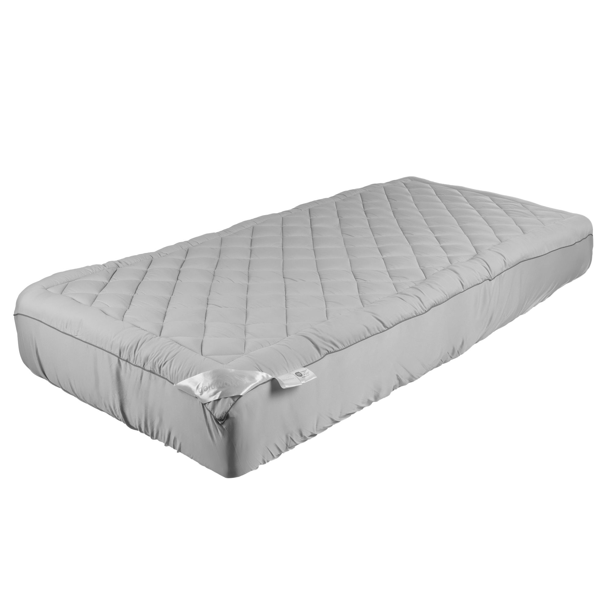 GOLDWOLKE 1 farbiges Unterbett uni Diamantsteppung f.Allergiker geeignet