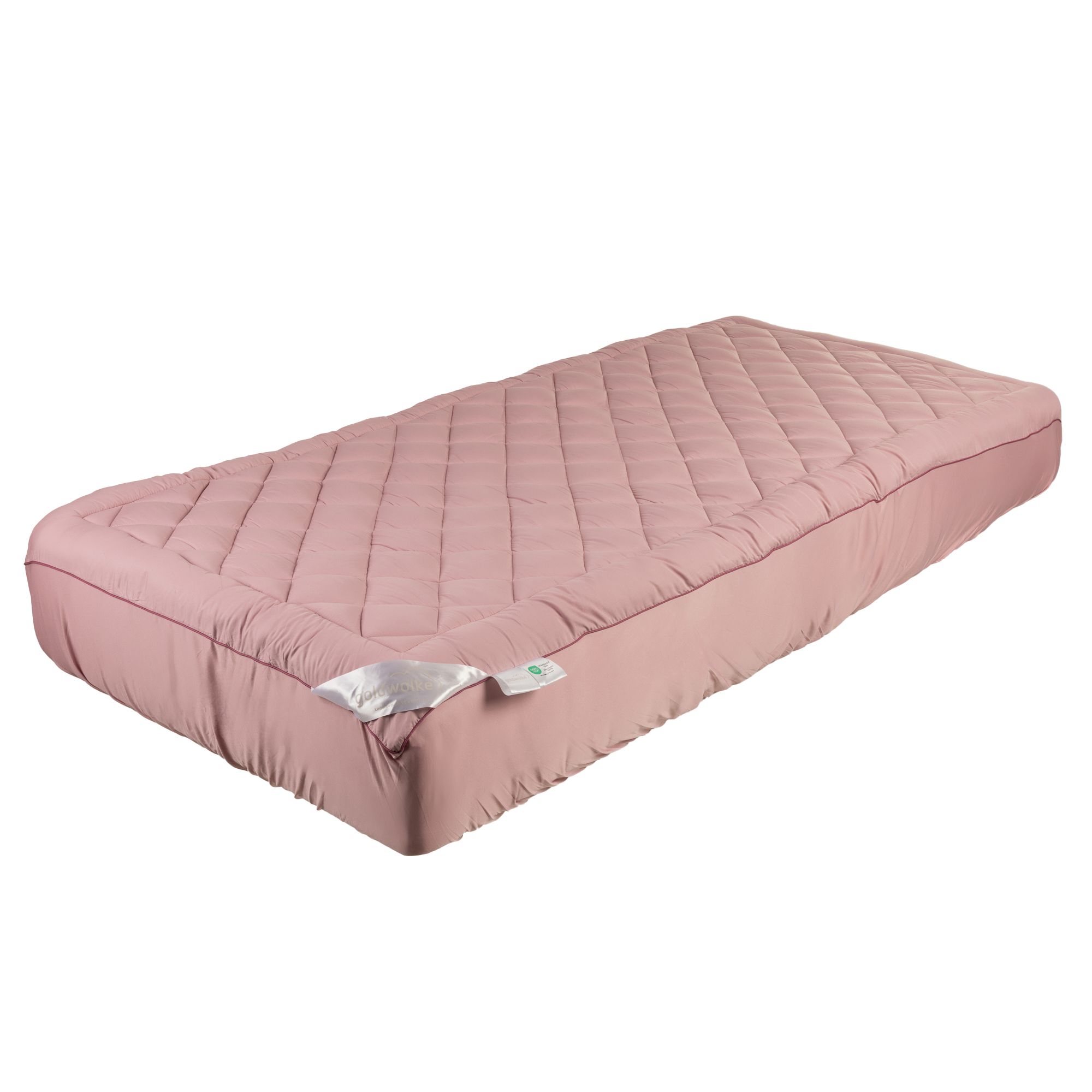 GOLDWOLKE 1 farbiges Unterbett uni Diamantsteppung f.Allergiker geeignet