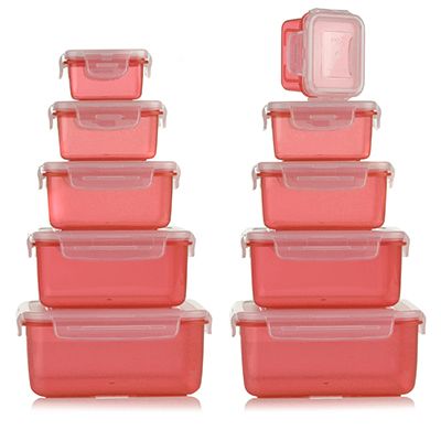 B-Ware LocknLock 10 Frischhaltedosen nestbar 180ml-2l