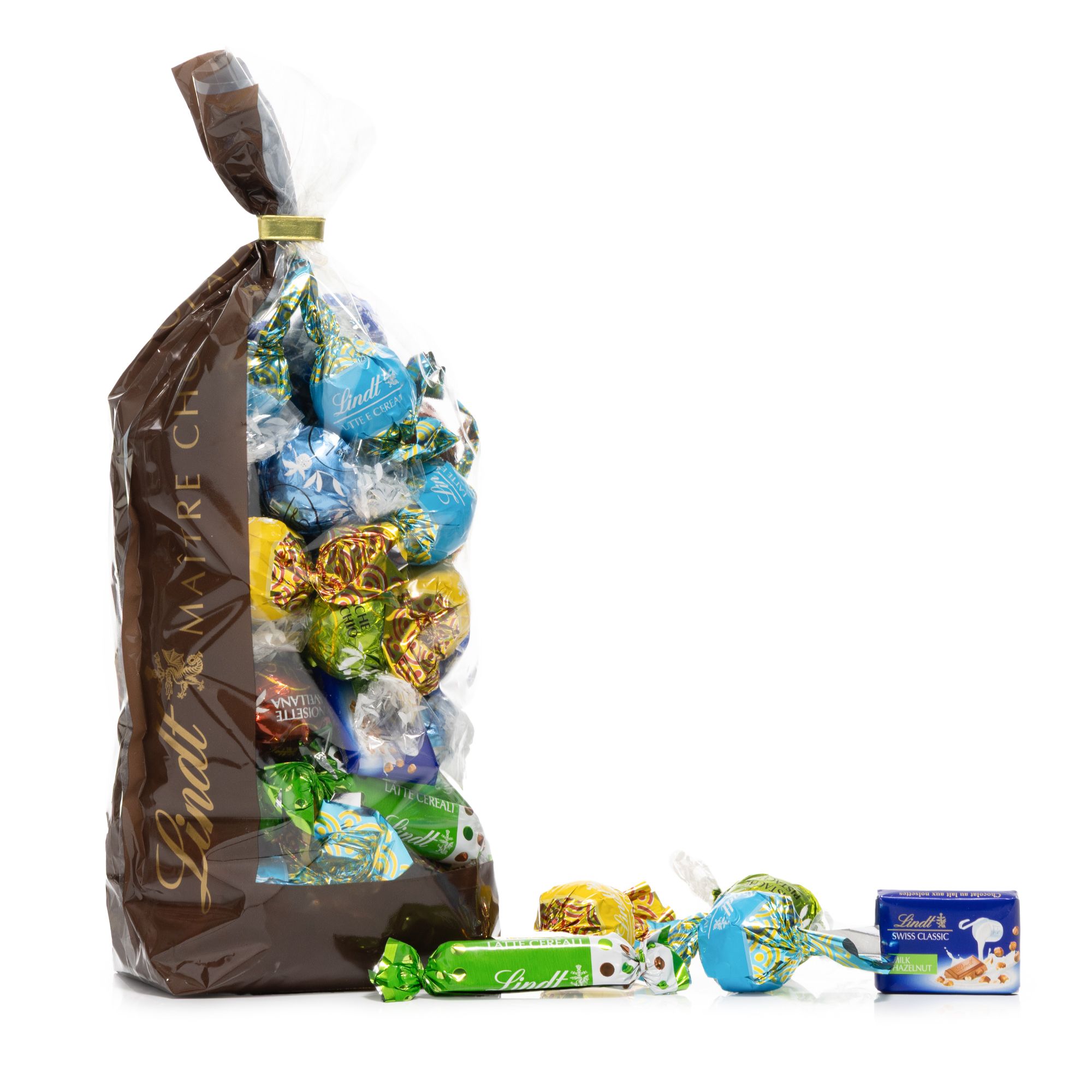 LINDT Knusper-Zauber 8 versch. Sorten exklusiv bei QVC Inhalt 683g, 61 Stk.