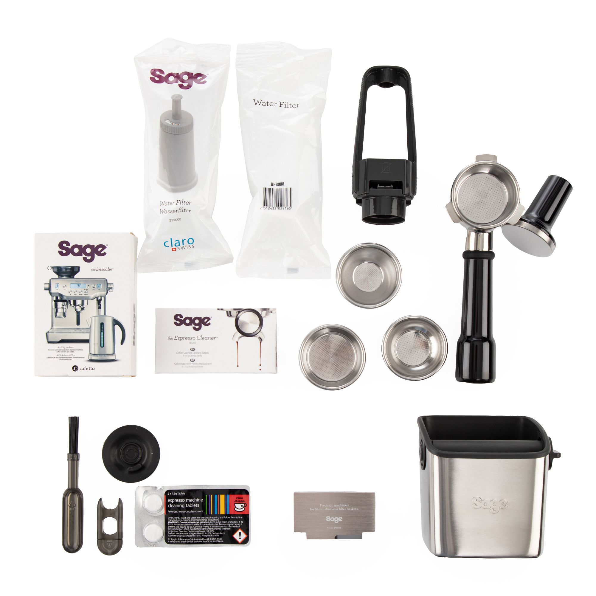 SAGE® Siebträgermaschine the Barista Pro™ inkl. PflegeSet 5tlg. QVC.de