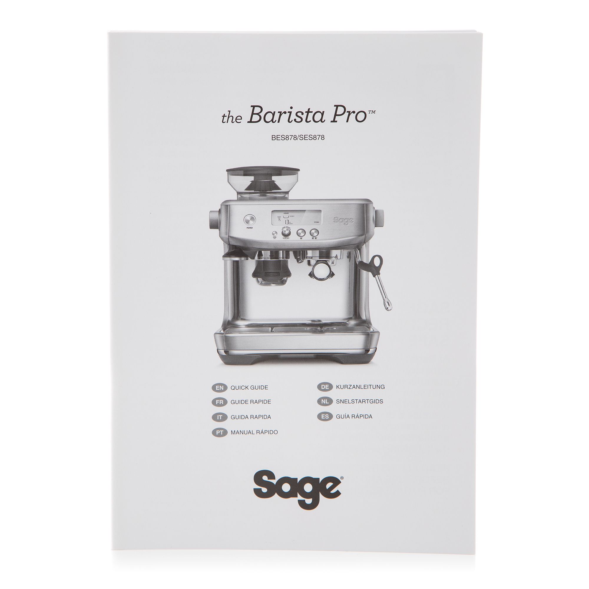 SAGE® Siebträgermaschine the Barista Pro™ inkl. PflegeSet 5tlg. QVC.de