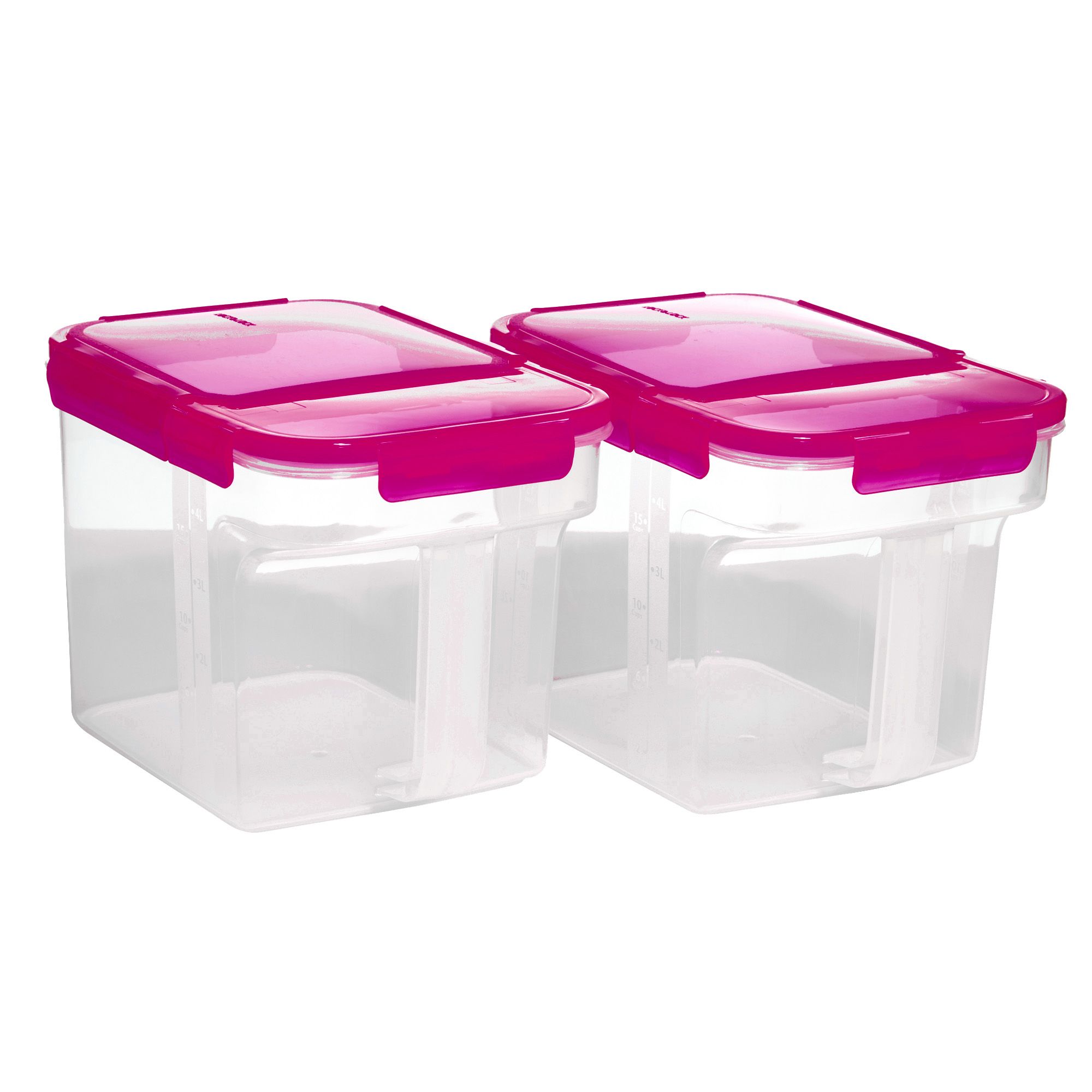 LocknLock 2 Vorratsdosen inkl. Klappöffnung und Henkel je 5L Volumen