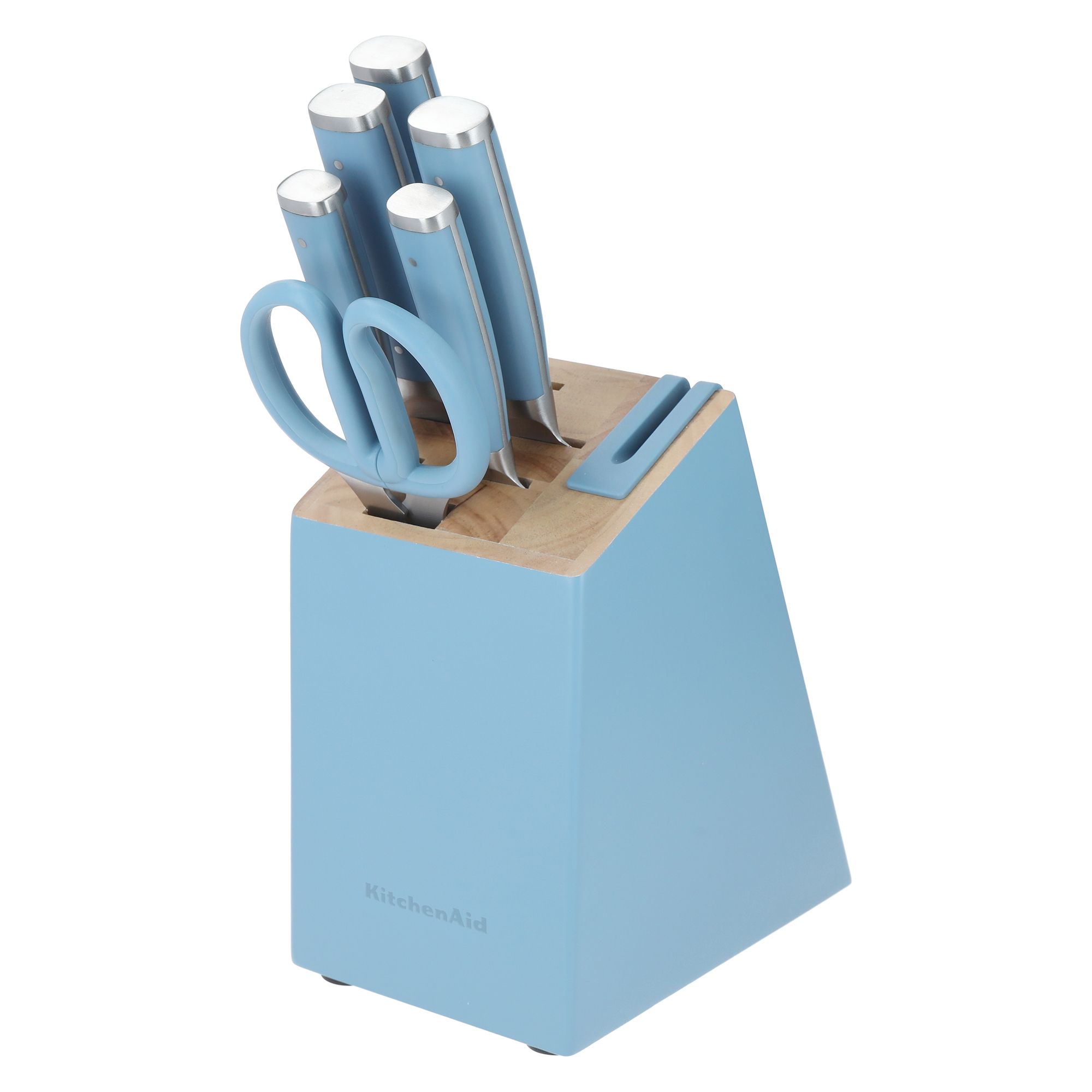 KITCHENAID® Messerblock integr. Schleifer japanischer Edelstahl 7tlg.