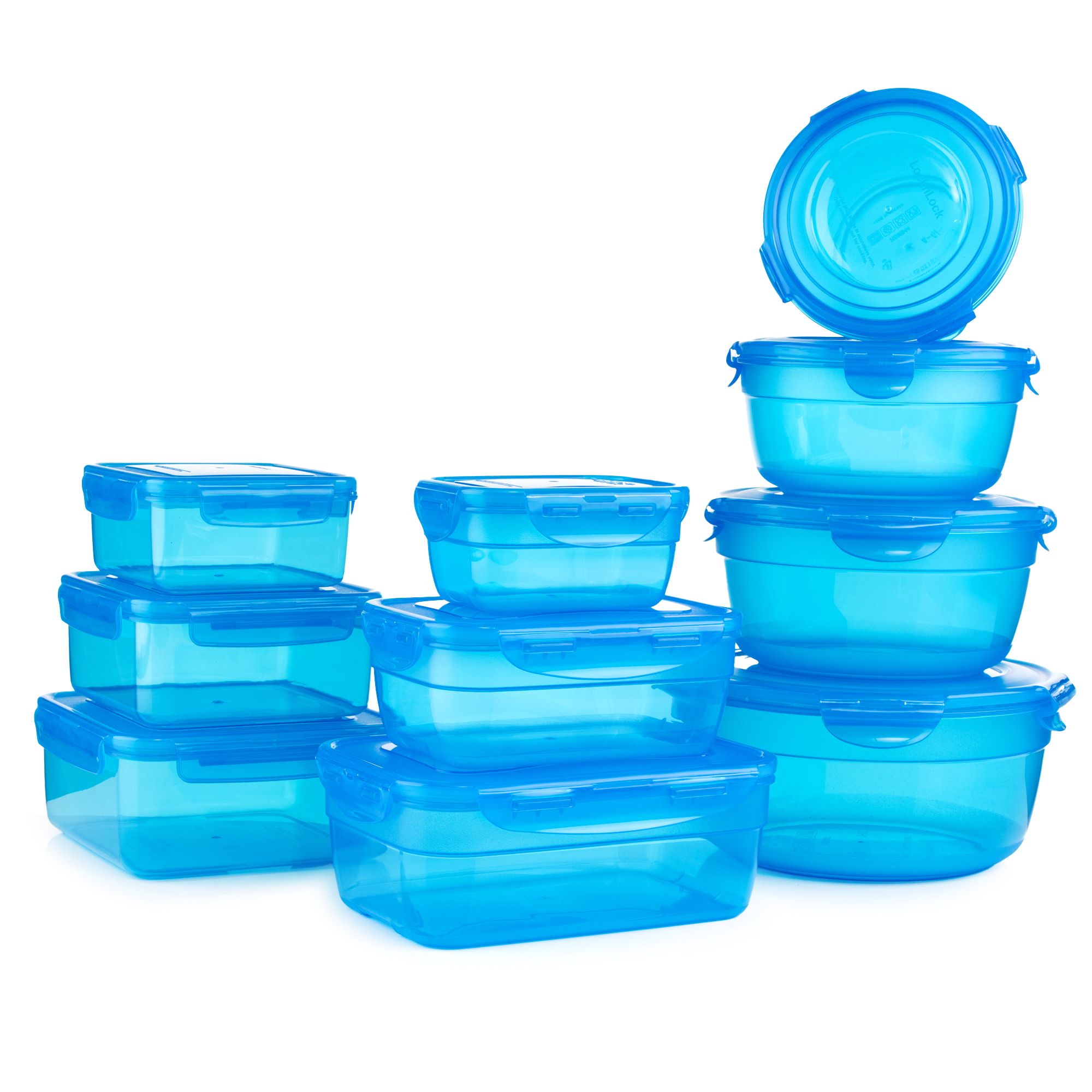 LocknLock 10 Frischhaltedosen 3 versch. Formen 550ml-3,4L nestbar