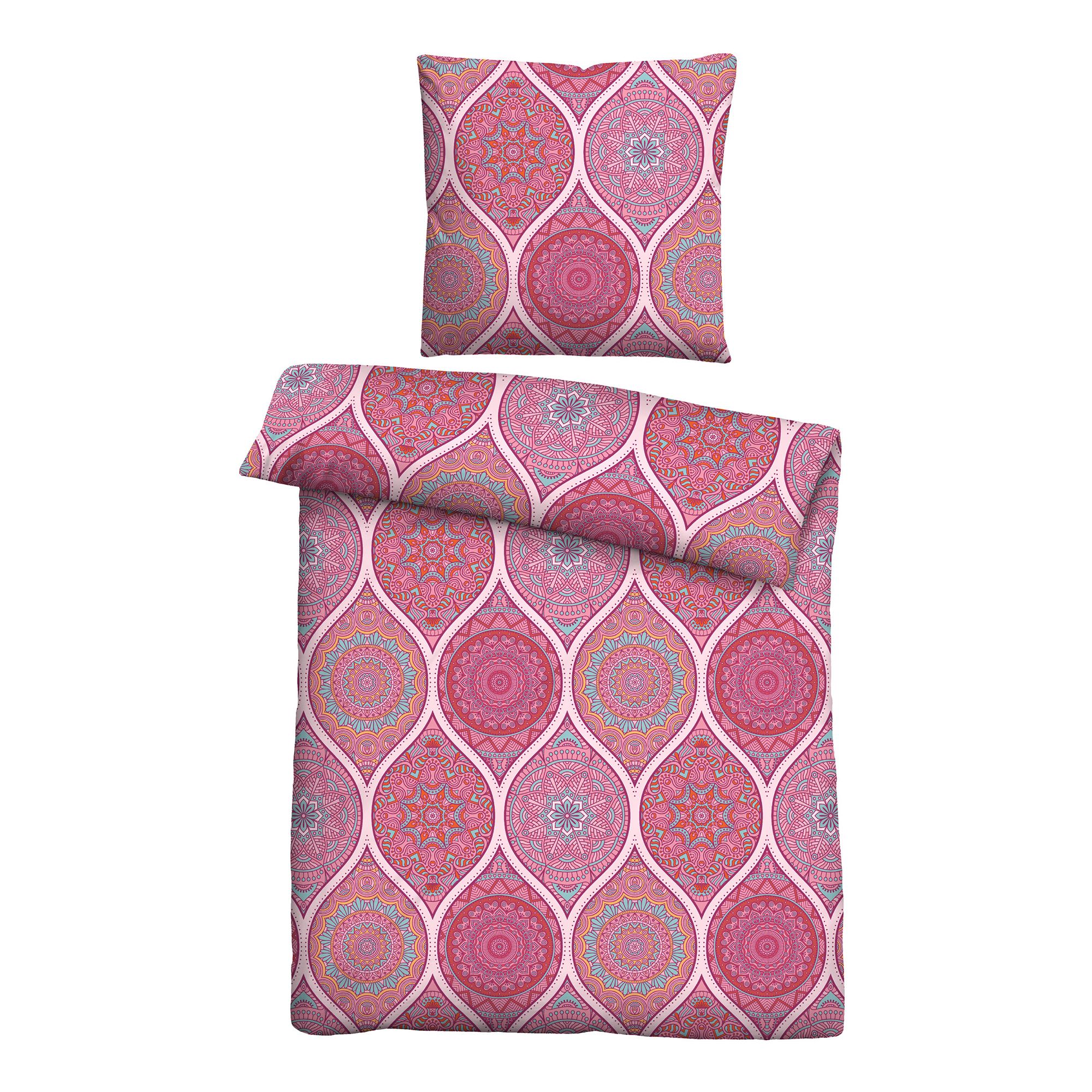 Castell® Bettwäsche Ornamente Baumwoll Renforcé Einzelbett, 2tlg.