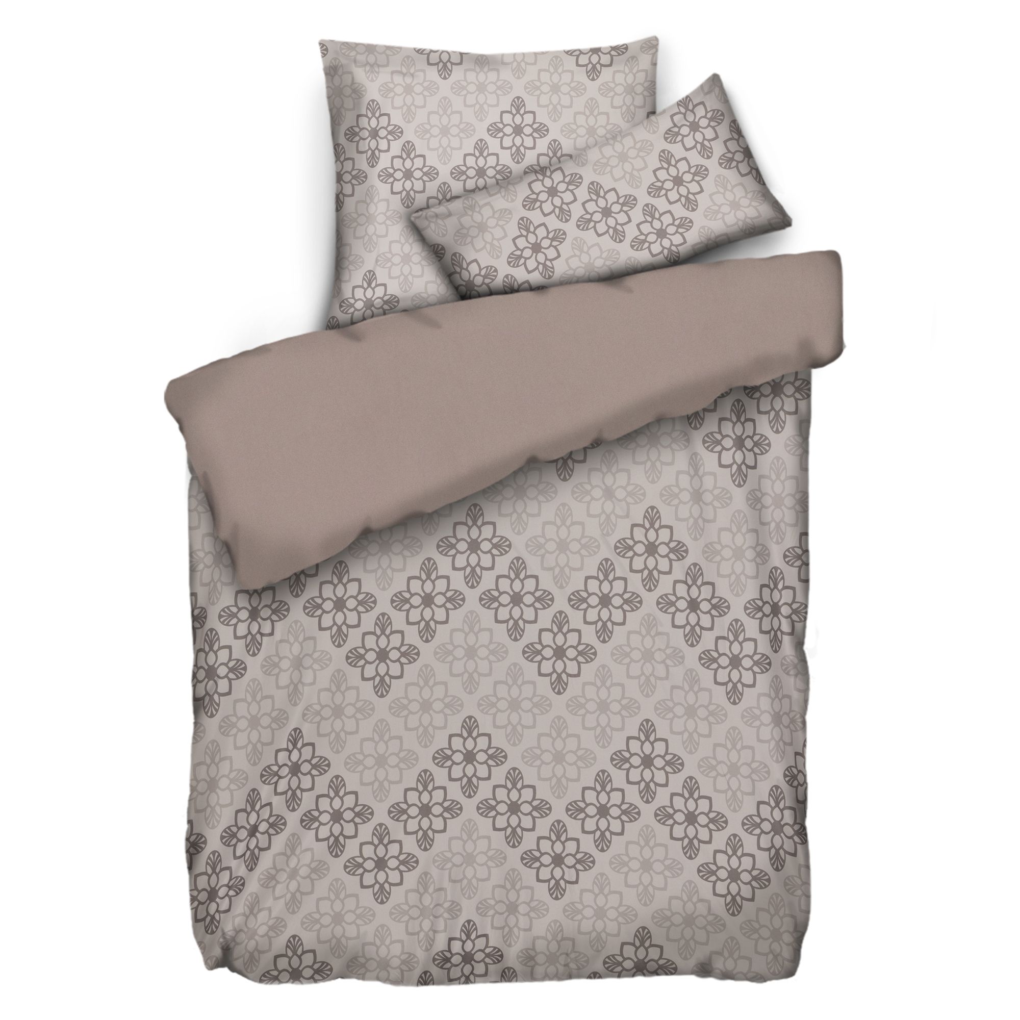 JERYMOOD extra soft Wendebettwäsche Grafik Mikrofaser Jersey Einzelbett, 3tlg.