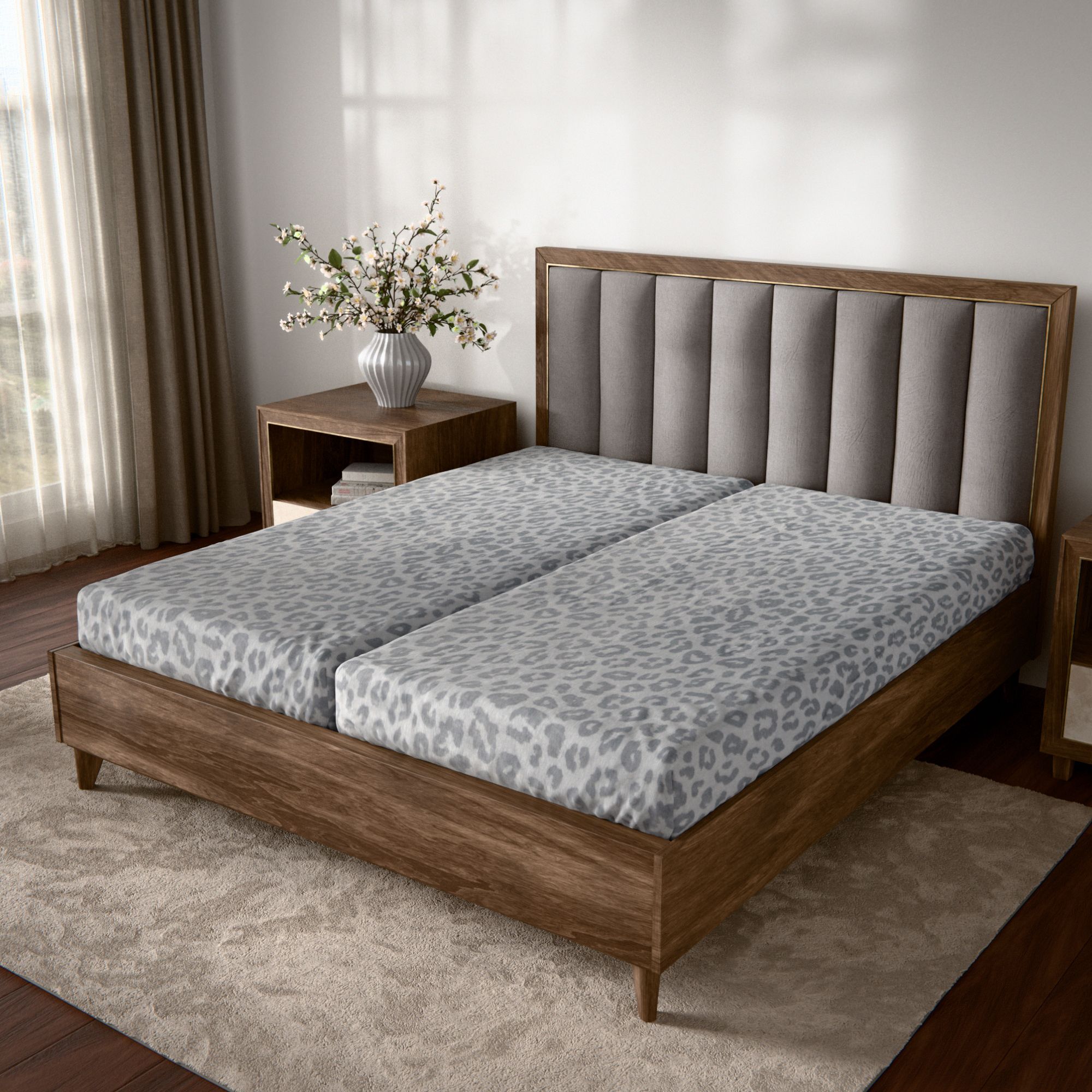 MONT CHALET Spannbettlaken Steghöhe 26cm Mikrofaser Chinchilla Farb- & Größenauswahl