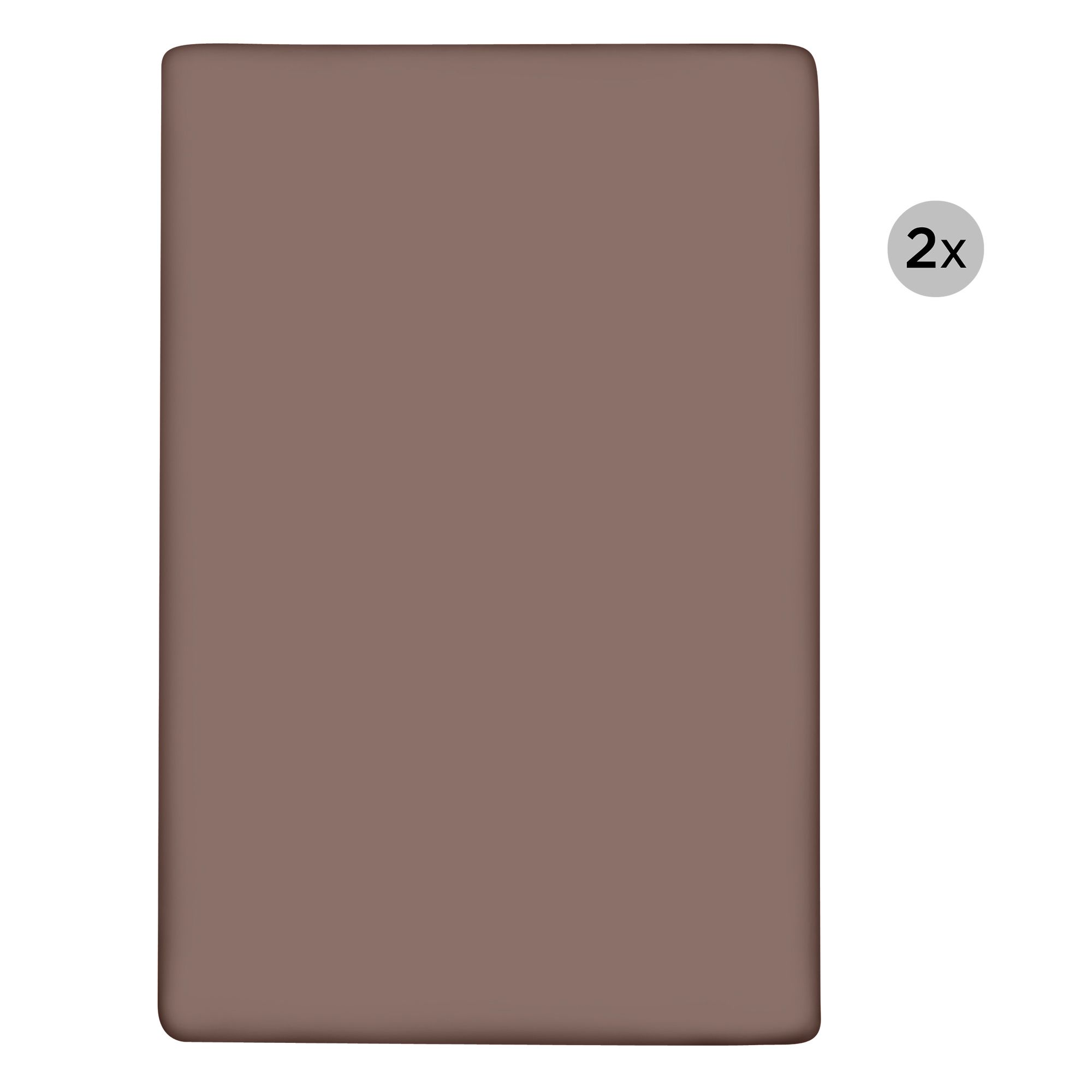 B-Ware MONT CHALET 2 uni Spannbettlaken Normalgröße ca. 100x200cm