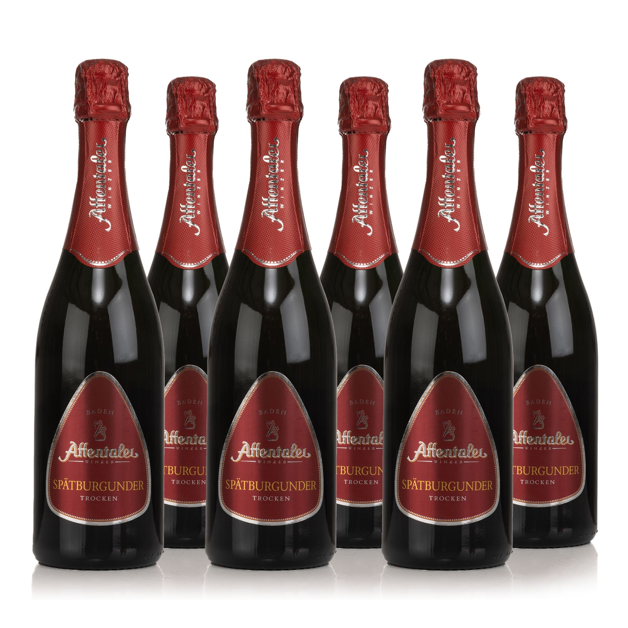 AFFENTALER WEIN Badischer Sekt aus hochwertigen Affentaler Weinen 6 Flaschen à 0,75l