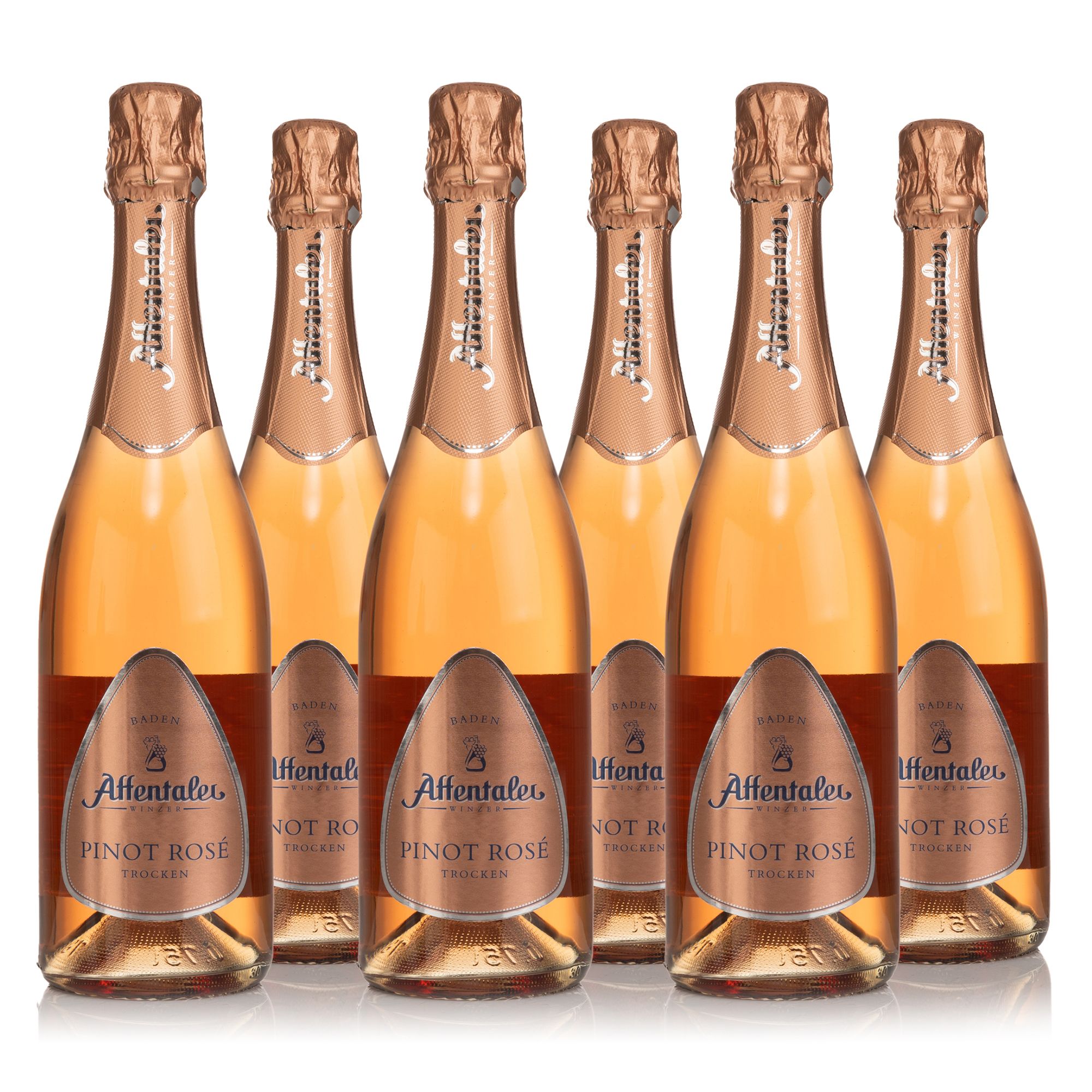 AFFENTALER WEIN Badischer Sekt aus hochwertigen Affentaler Weinen 6 Flaschen à 0,75l