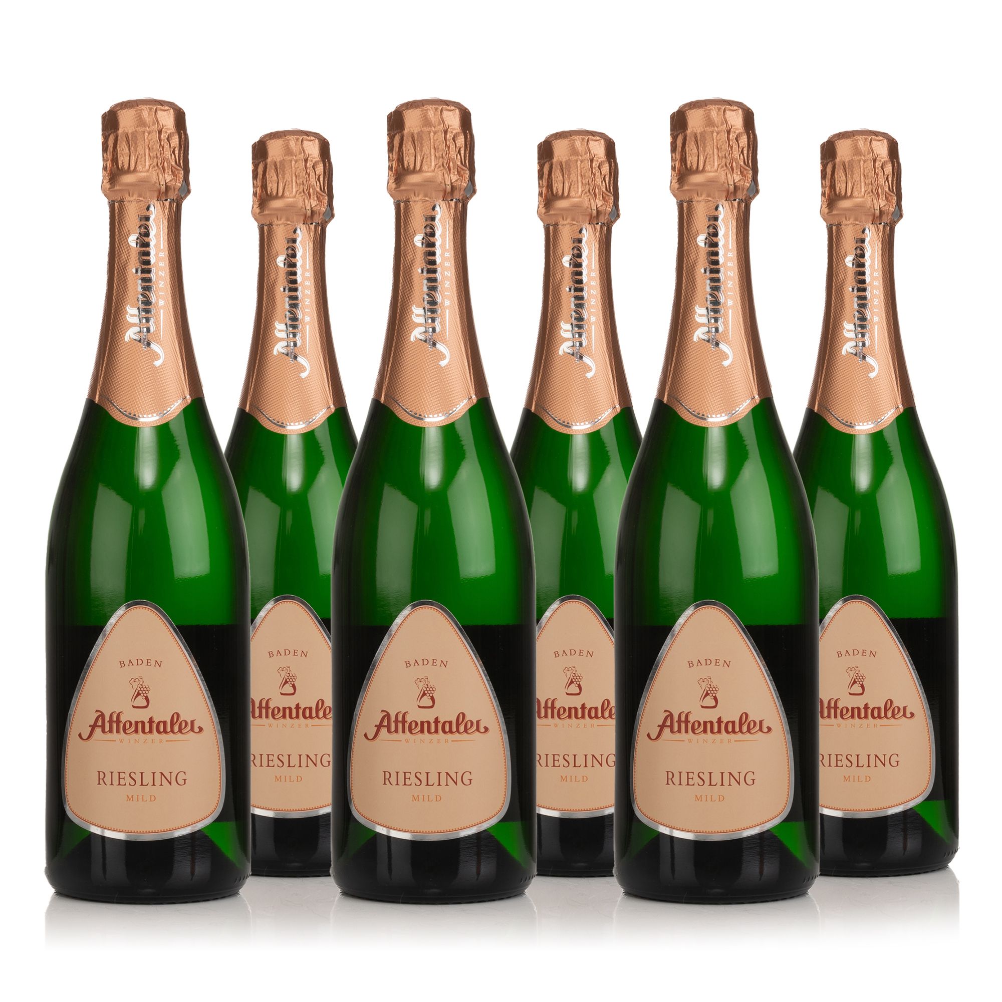 AFFENTALER WEIN Badischer Sekt aus hochwertigen Affentaler Weinen 6 Flaschen à 0,75l