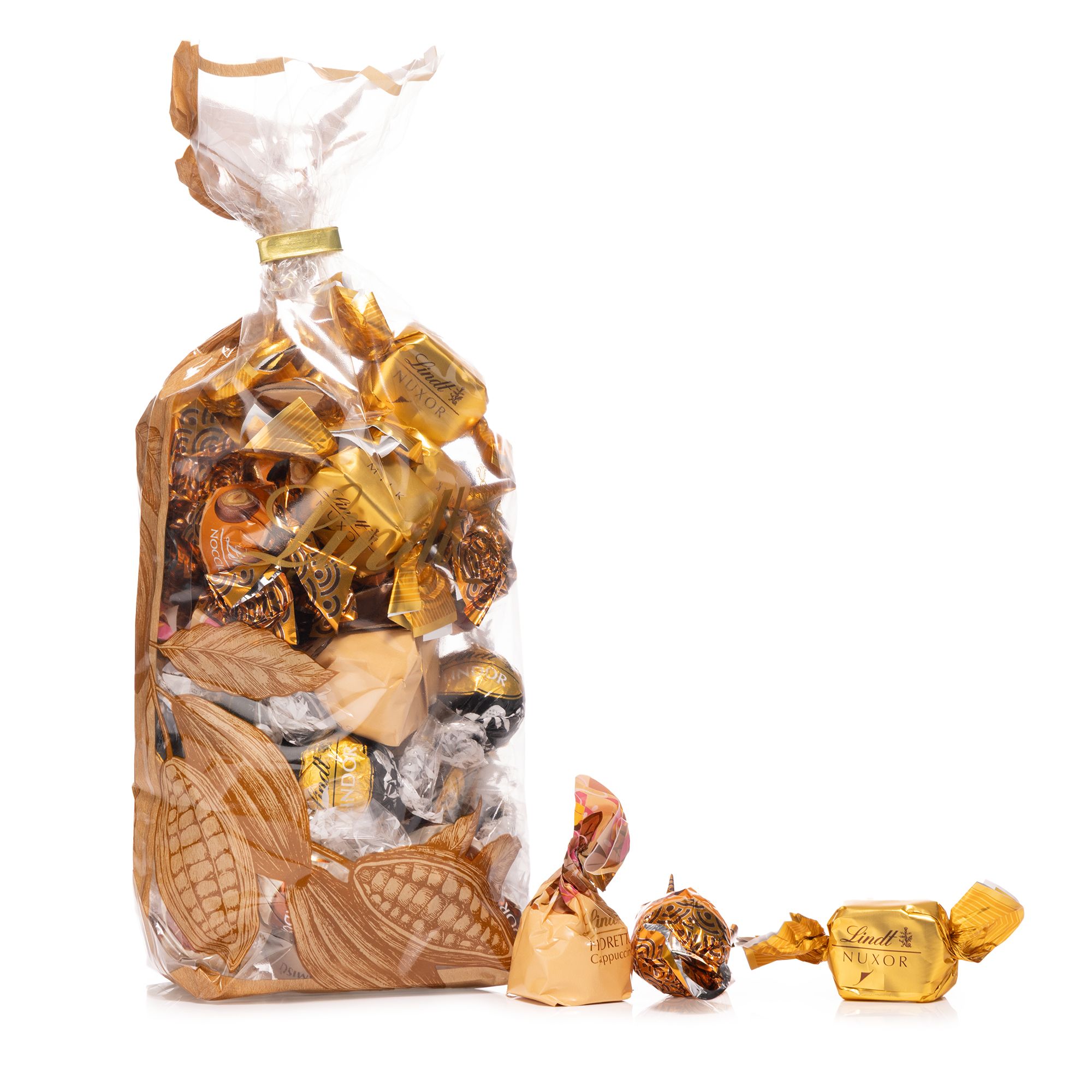 LINDT Café‑Auswahl 5 versch. Sorten exklusiv bei QVC Inhalt 598g, 48 Stk.
