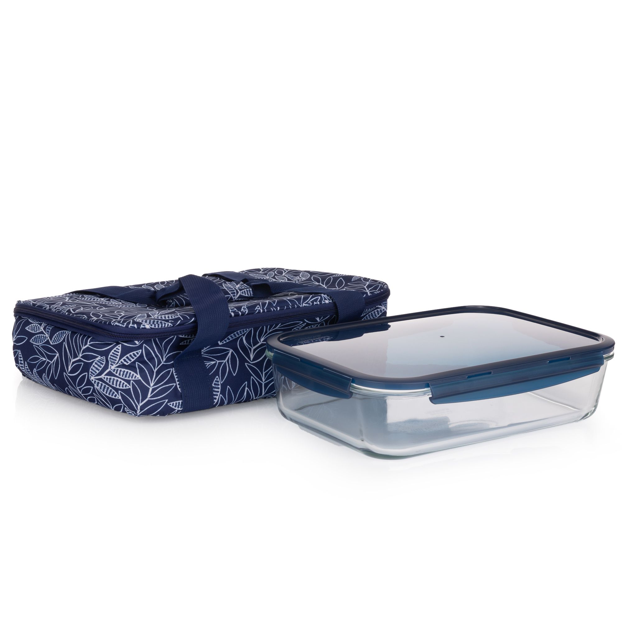 LocknLock Frischhaltedose aus Borosilikatglas inkl. Kühltasche 3,6L Volumen