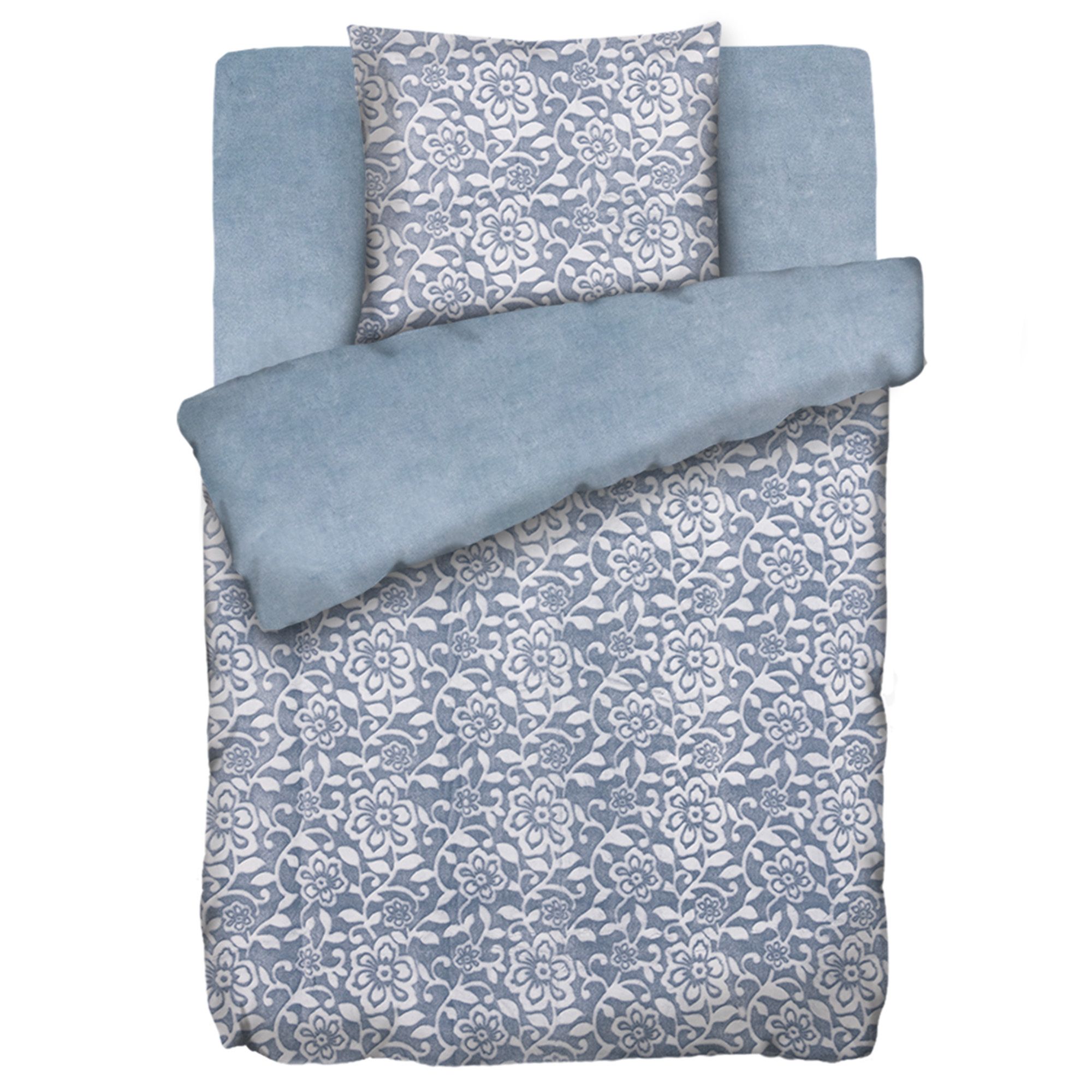 MONT CHALET Wendebettwäsche geschorenes Motiv Mikrofaser Chinchilla Einzelbett, 3tlg.