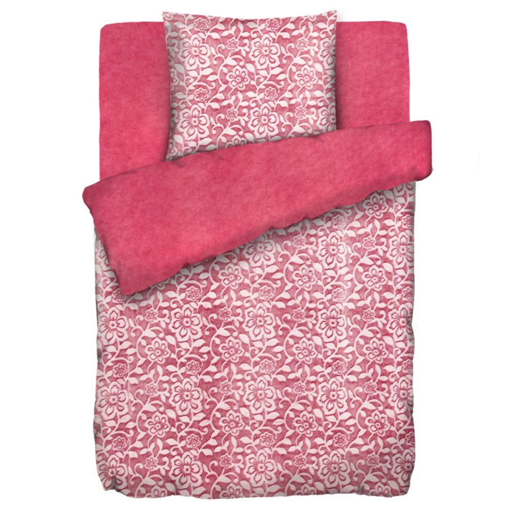 MONT CHALET Wendebettwäsche geschorenes Motiv Mikrofaser Chinchilla Einzelbett, 3tlg.